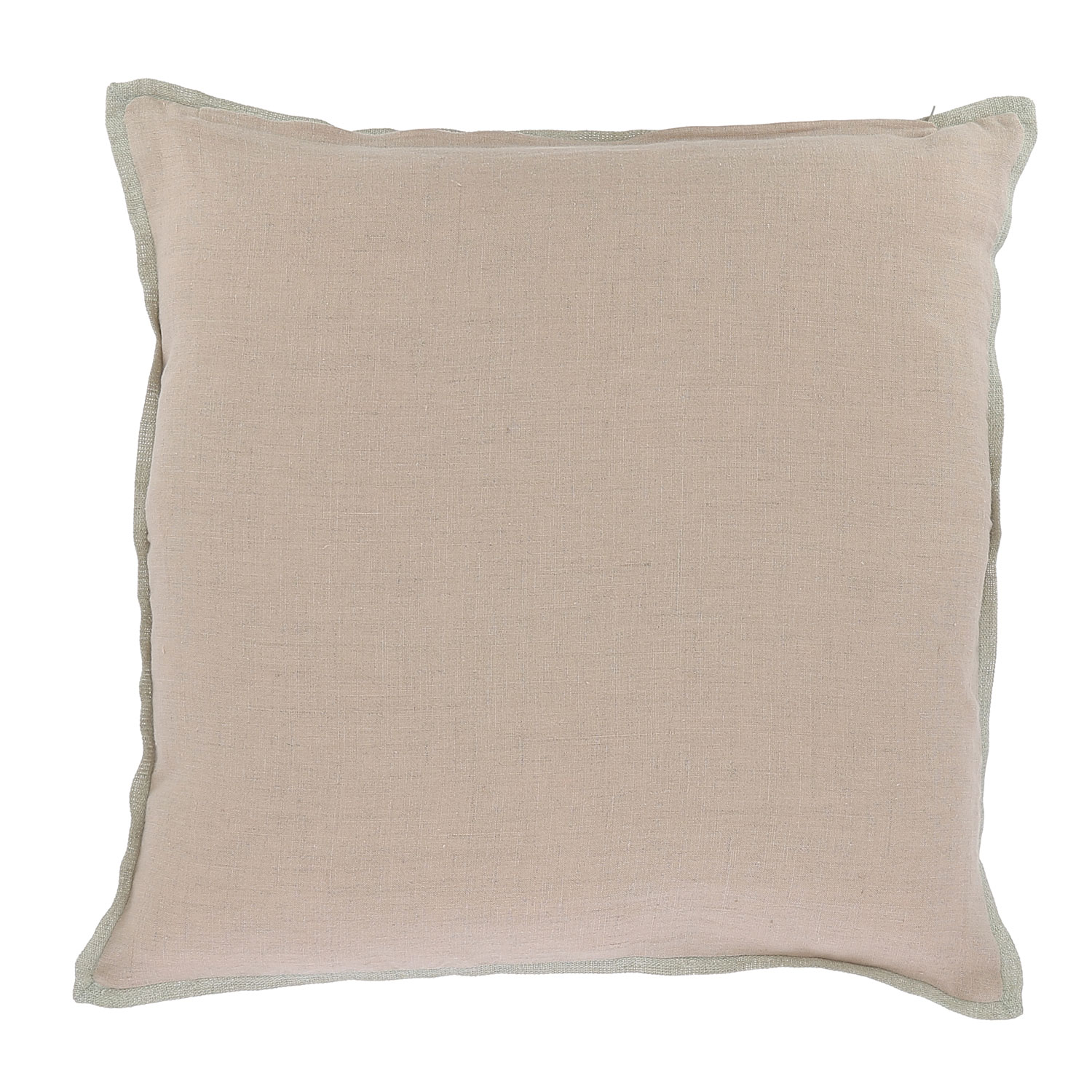 Coussin en lin 45x45 cm déhoussable blush Coussin en lin 45x45 cm déhoussable blush