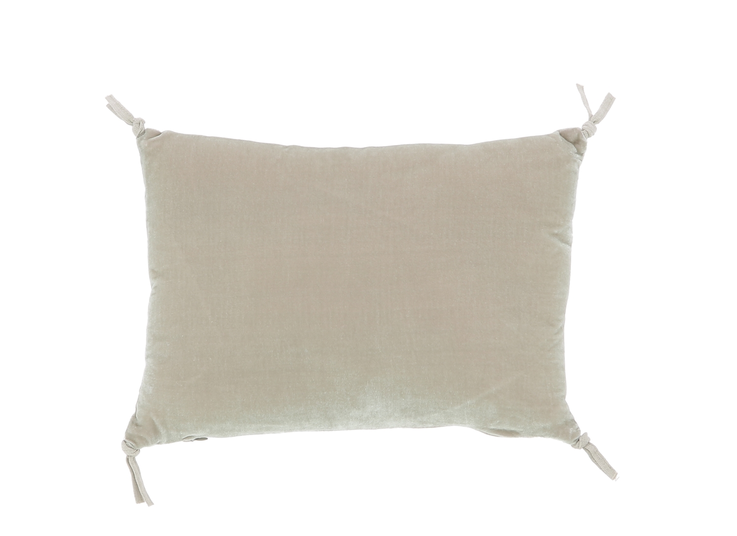 Coussin 25x35 cm en velours de soie beige Coussin 25x35 cm en velours de soie beige
