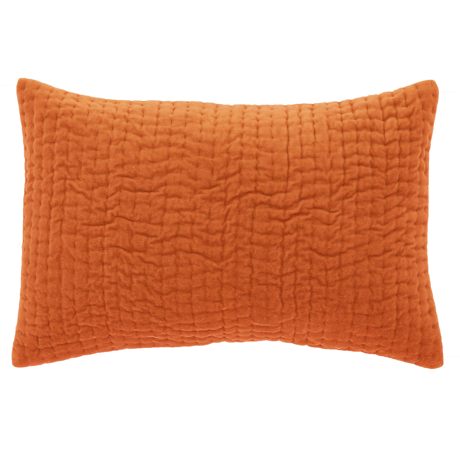 Coussin en velours de coton 30x45 cm orange Coussin en velours de coton 30x45 cm orange