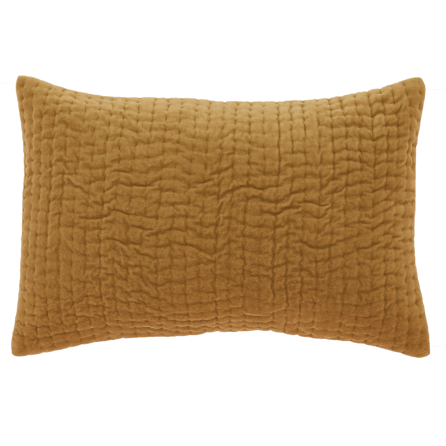Coussin en velours de coton 30x45 cm tabac Coussin en velours de coton 30x45 cm tabac