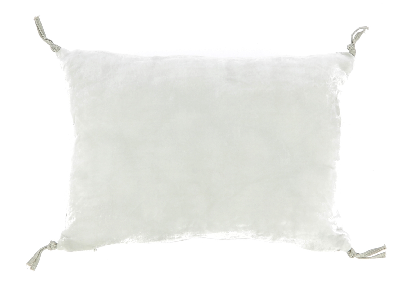Coussin 25x35 cm en velours de soie perle Coussin 25x35 cm en velours de soie perle