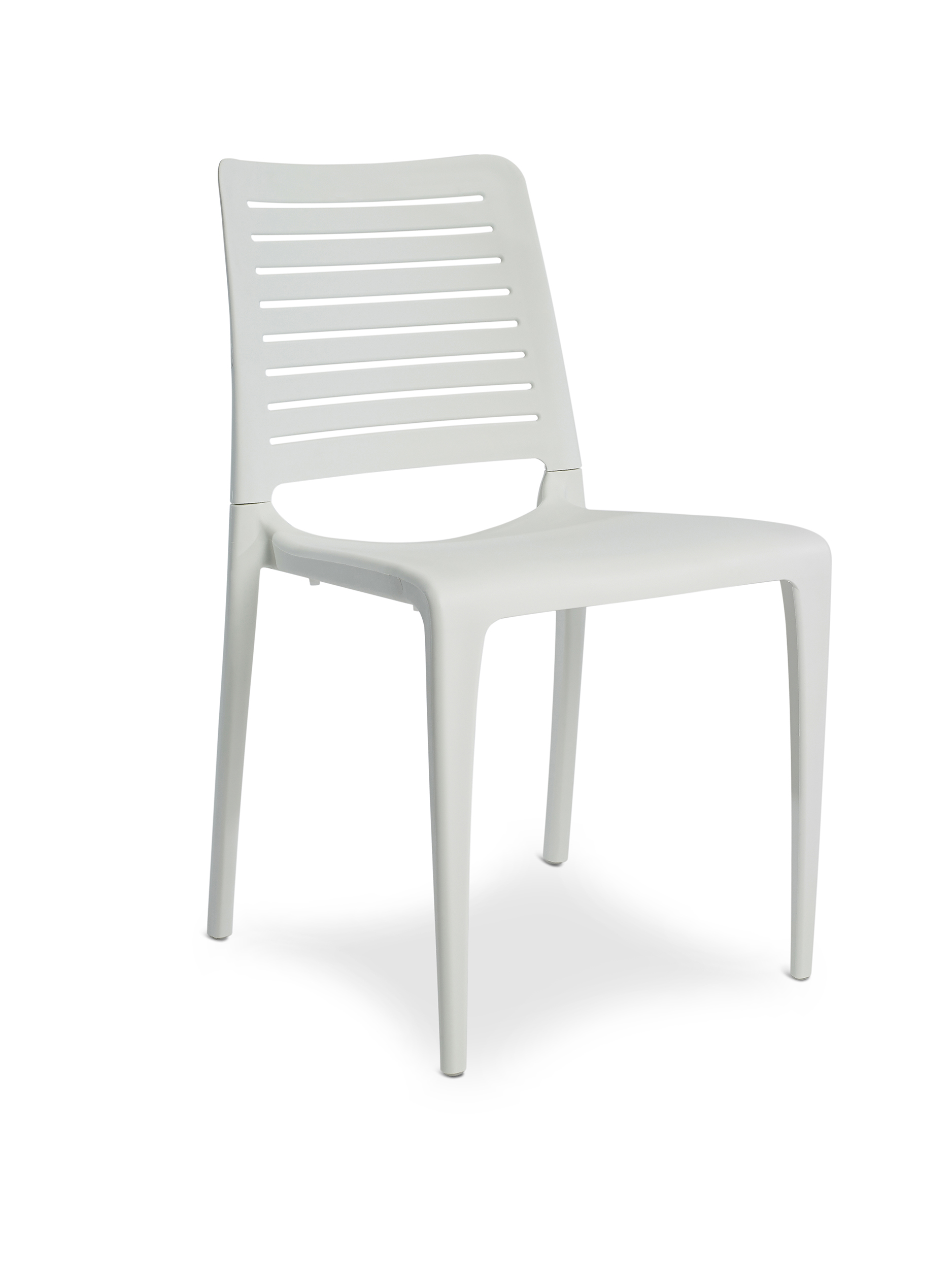 Chaise de jardin en polypropylène renforcé blanc (photo) Chaise de jardin en polypropylène renforcé blanc