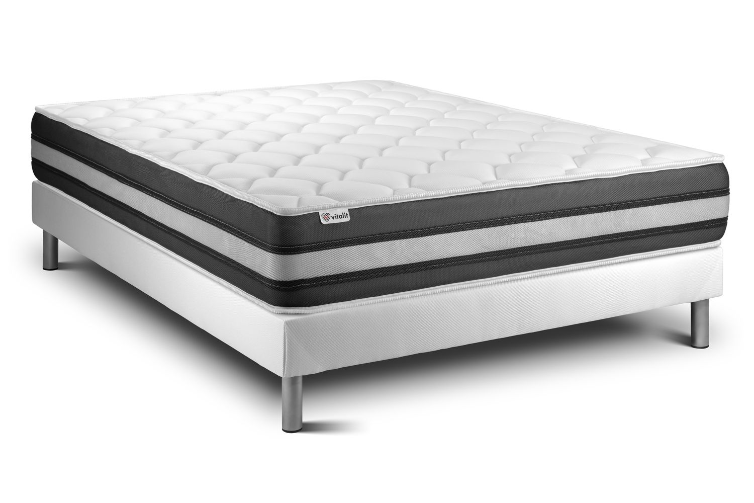 Ensemble matelas 140x200 Ressorts Mémoire de forme - 26 cm Ensemble matelas 140x200 Ressorts Mémoire de forme - 26 cm