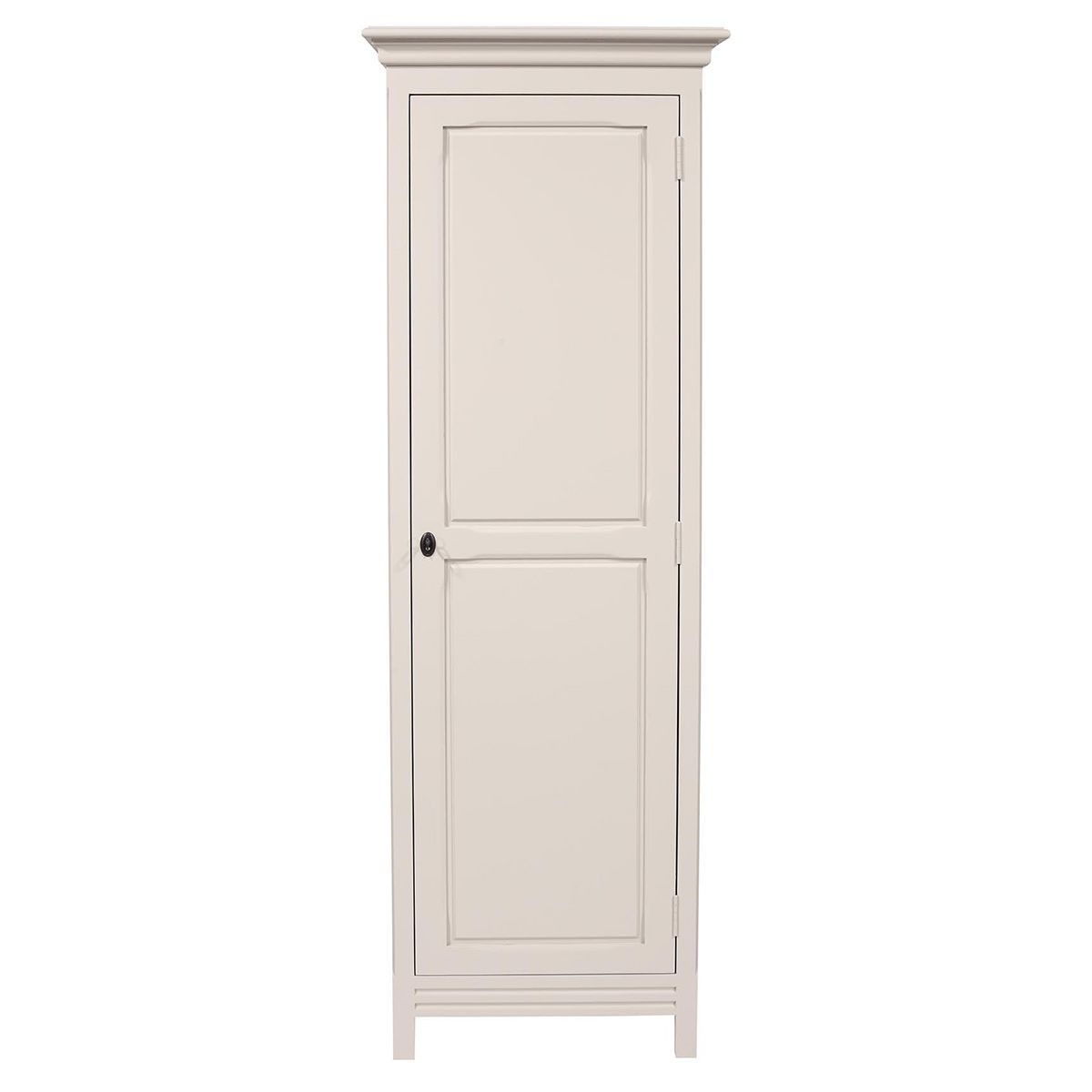 Armoire bonnetière 1 porte en pin gris clair Armoire bonnetière 1 porte en pin gris clair