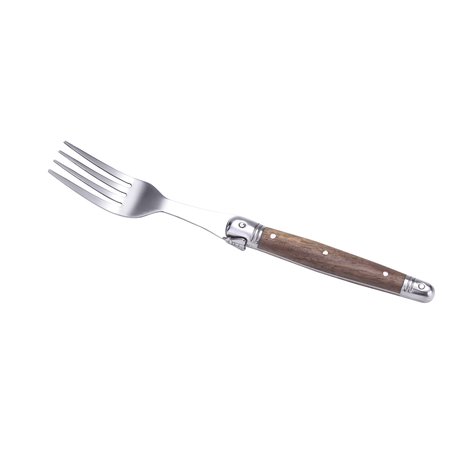 Fourchette manche en bois - Lot de 6 (photo) Fourchette manche en bois - Lot de 6