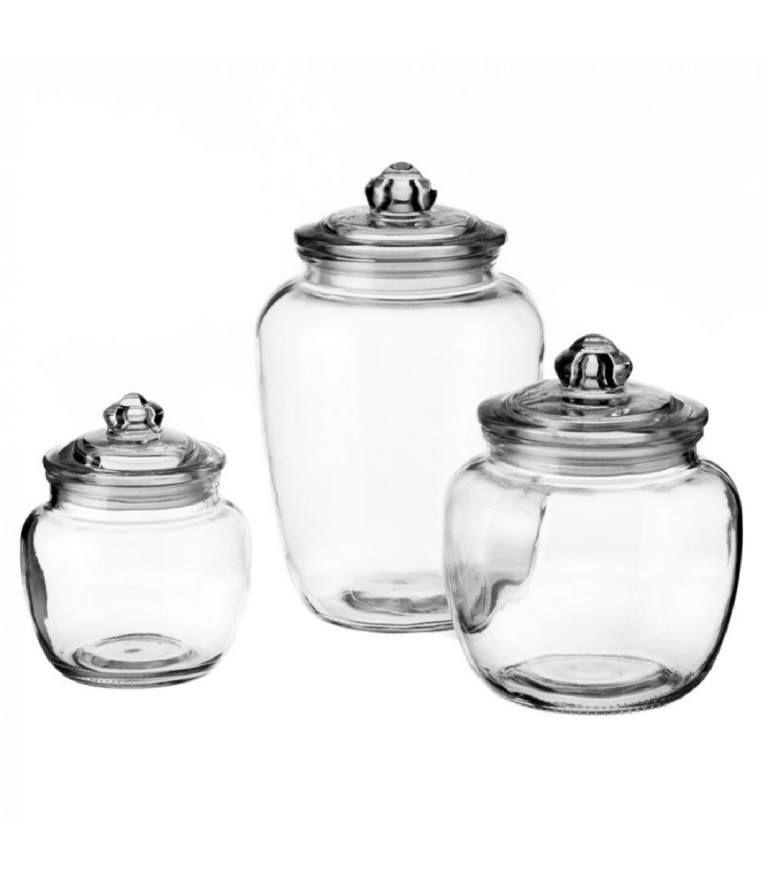 Set de 3 bocaux cuisine bonbonnières Set de 3 bocaux cuisine bonbonnières