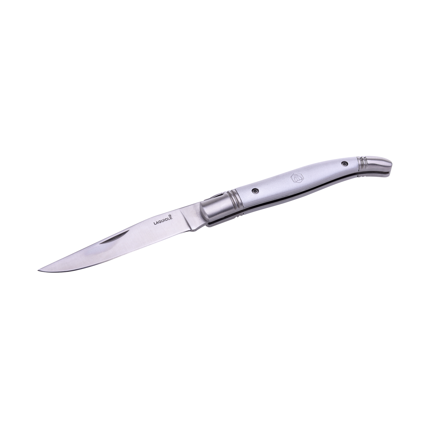 Couteau pliant manche nacre blanc (photo) Couteau pliant manche nacre blanc