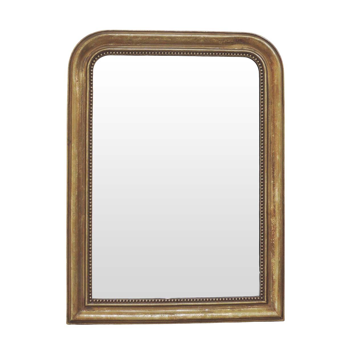 Miroir trumeau mouluré 58,5 x 78 cm -58.5x 78 cm