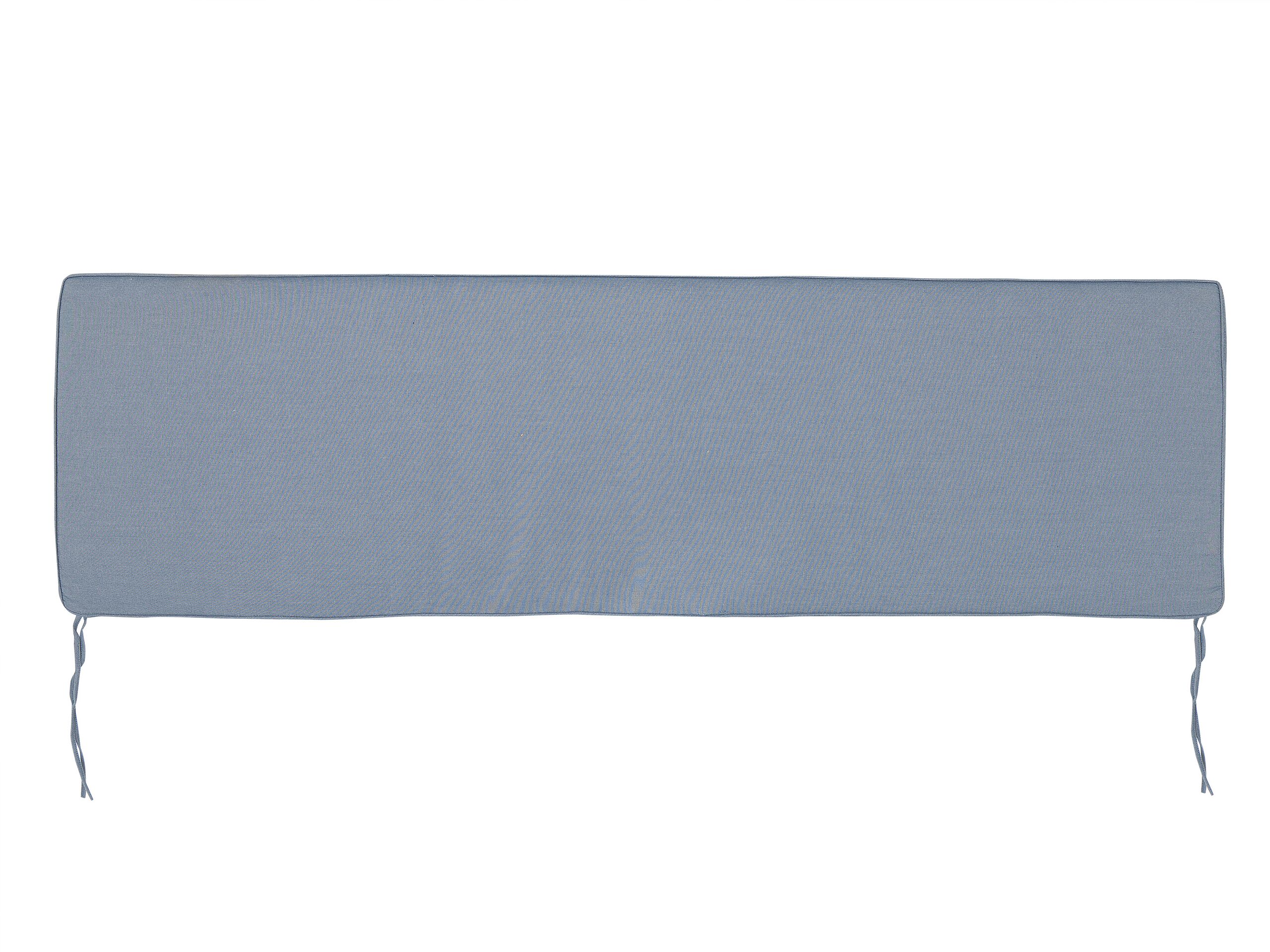 Coussin bleu foncé pour banc de jardin L169cm (photo) Coussin bleu foncé pour banc de jardin L169cm