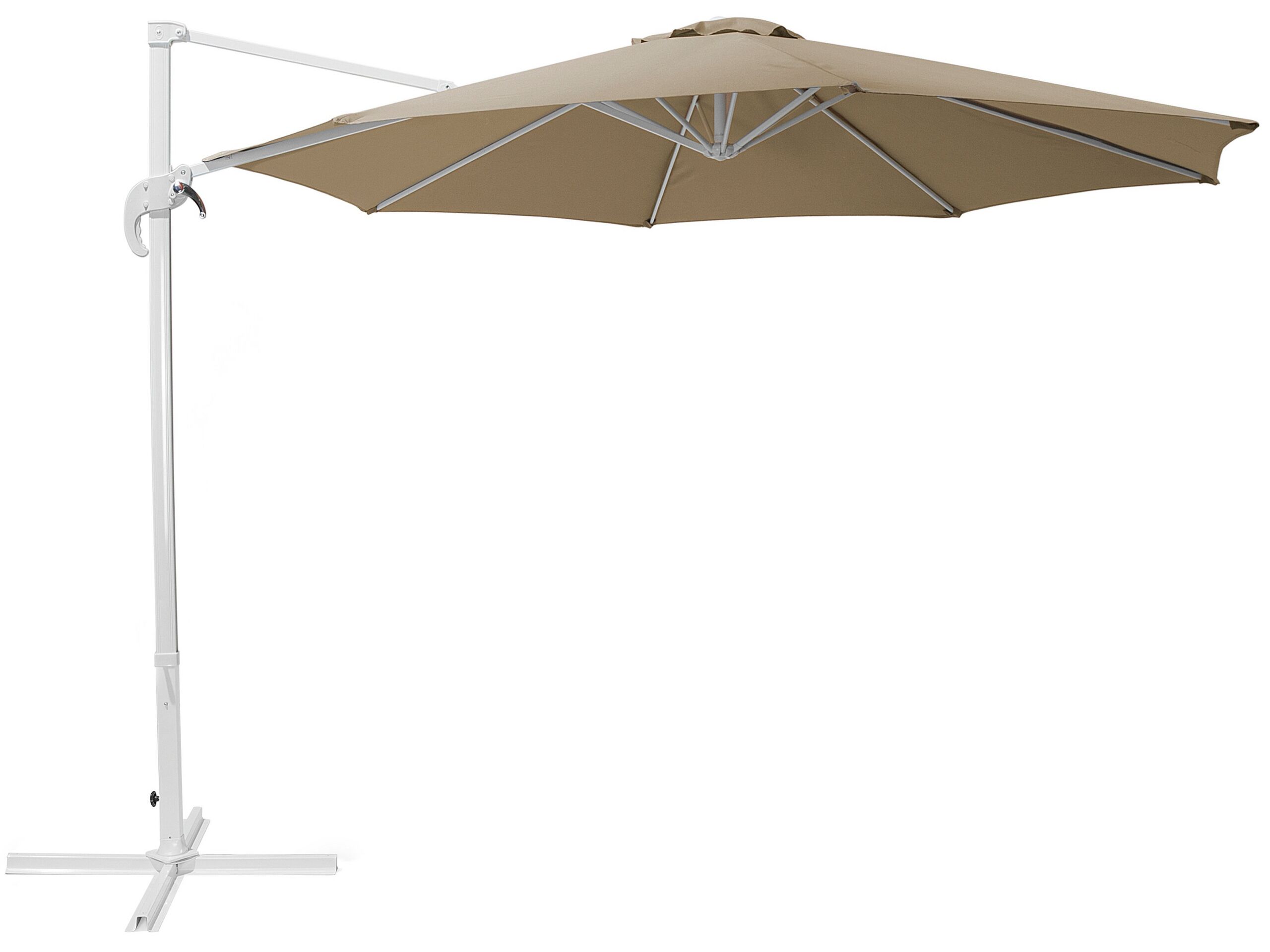 Grand parasol beige sable Ø300 cm (photo) Grand parasol beige sable Ø300 cm