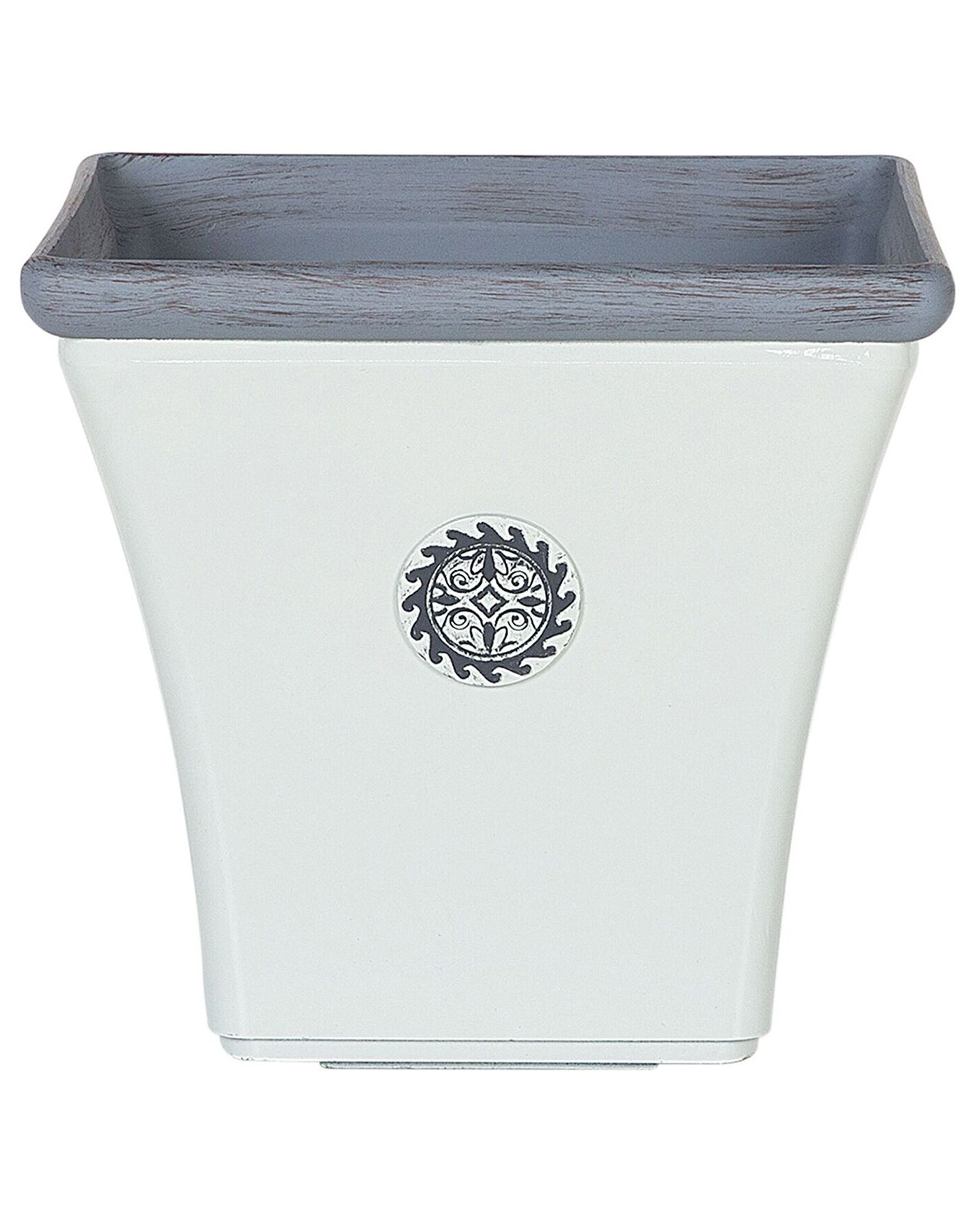 Cache-pot blanc 43 x 43 x 39 cm