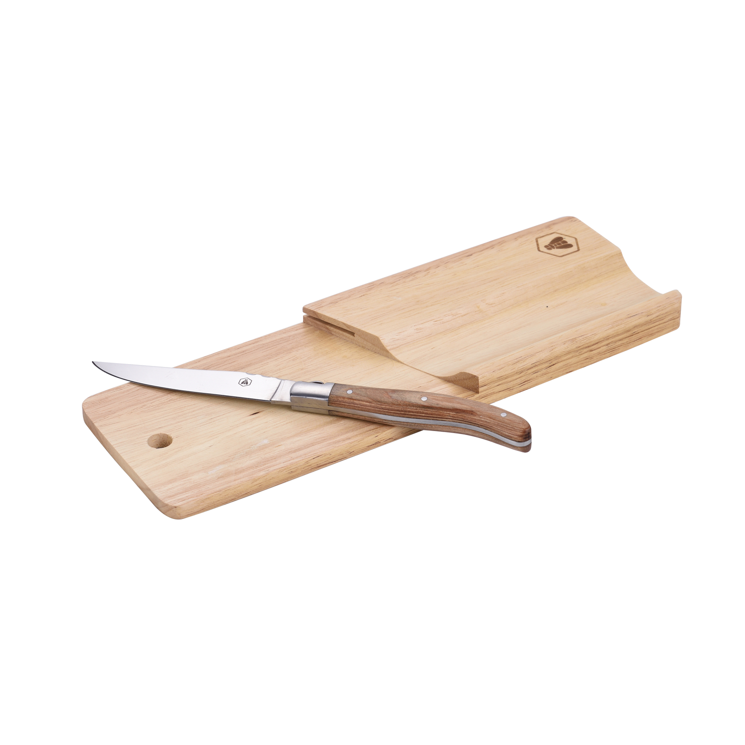 Planchette à saucisson avec couteau Planchette à saucisson avec couteau