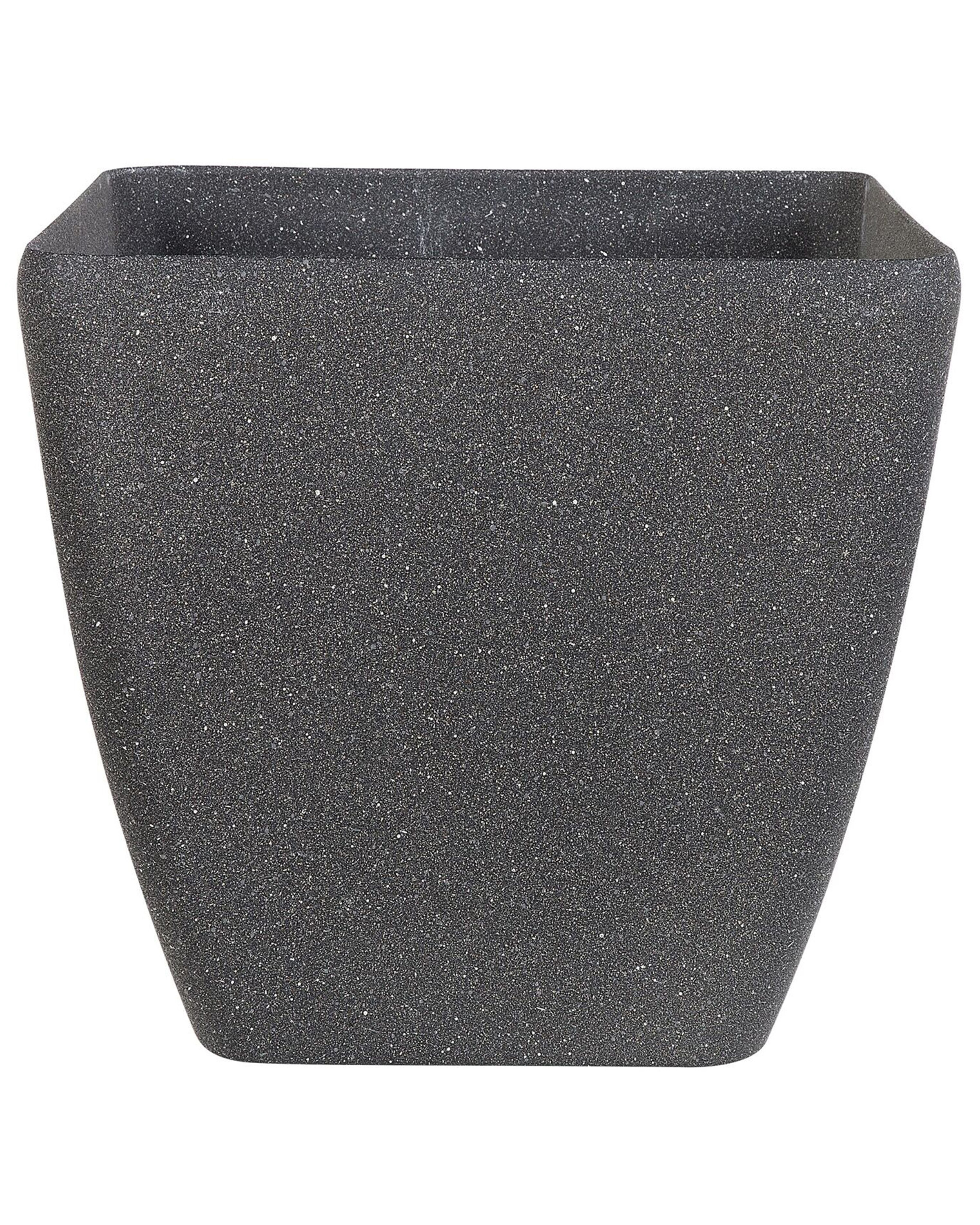 Pot de fleurs gris foncé 42 x 42 x 42 cm