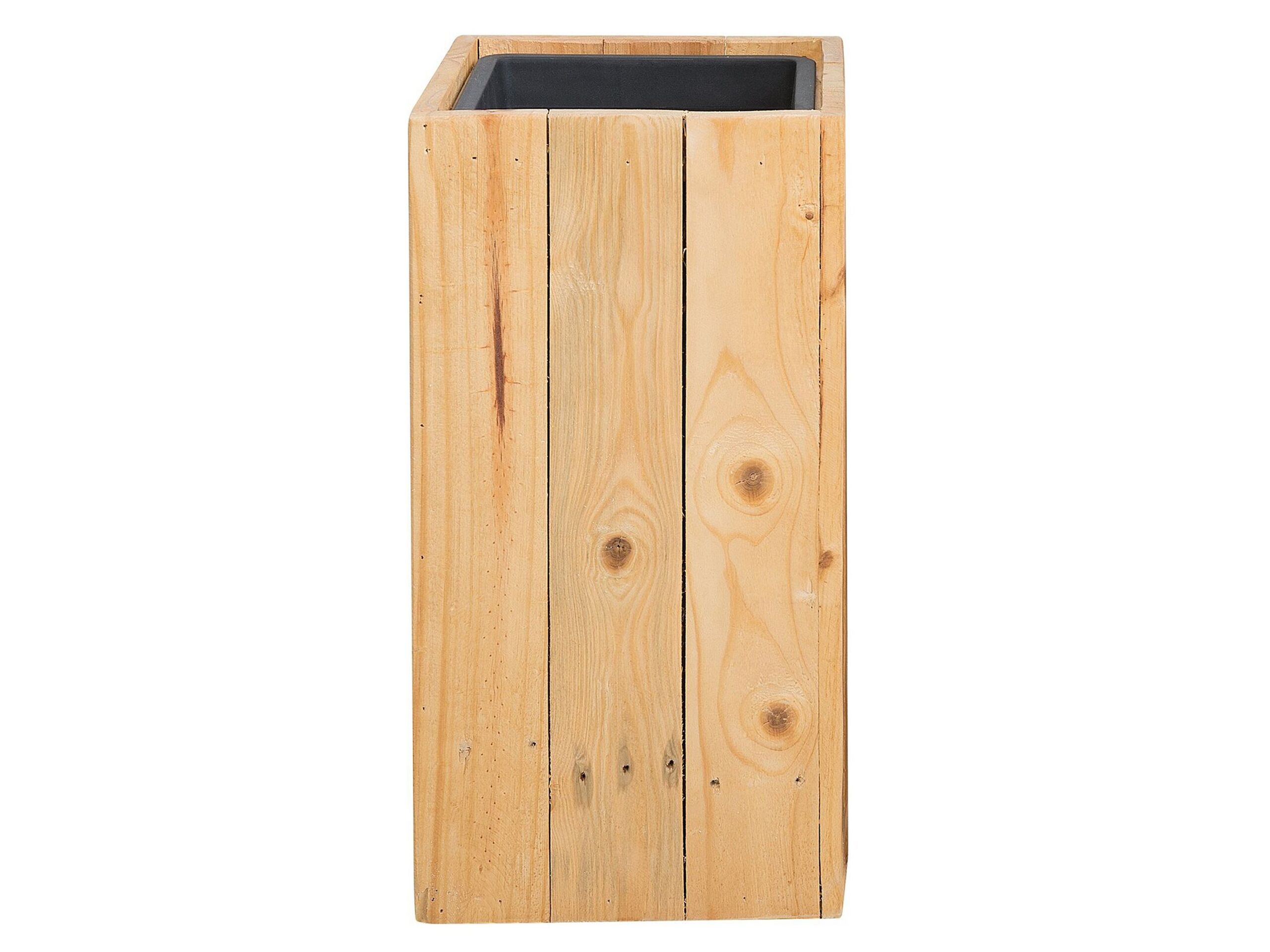 Cache-pot en bois 24 x 24 x 50 cm
