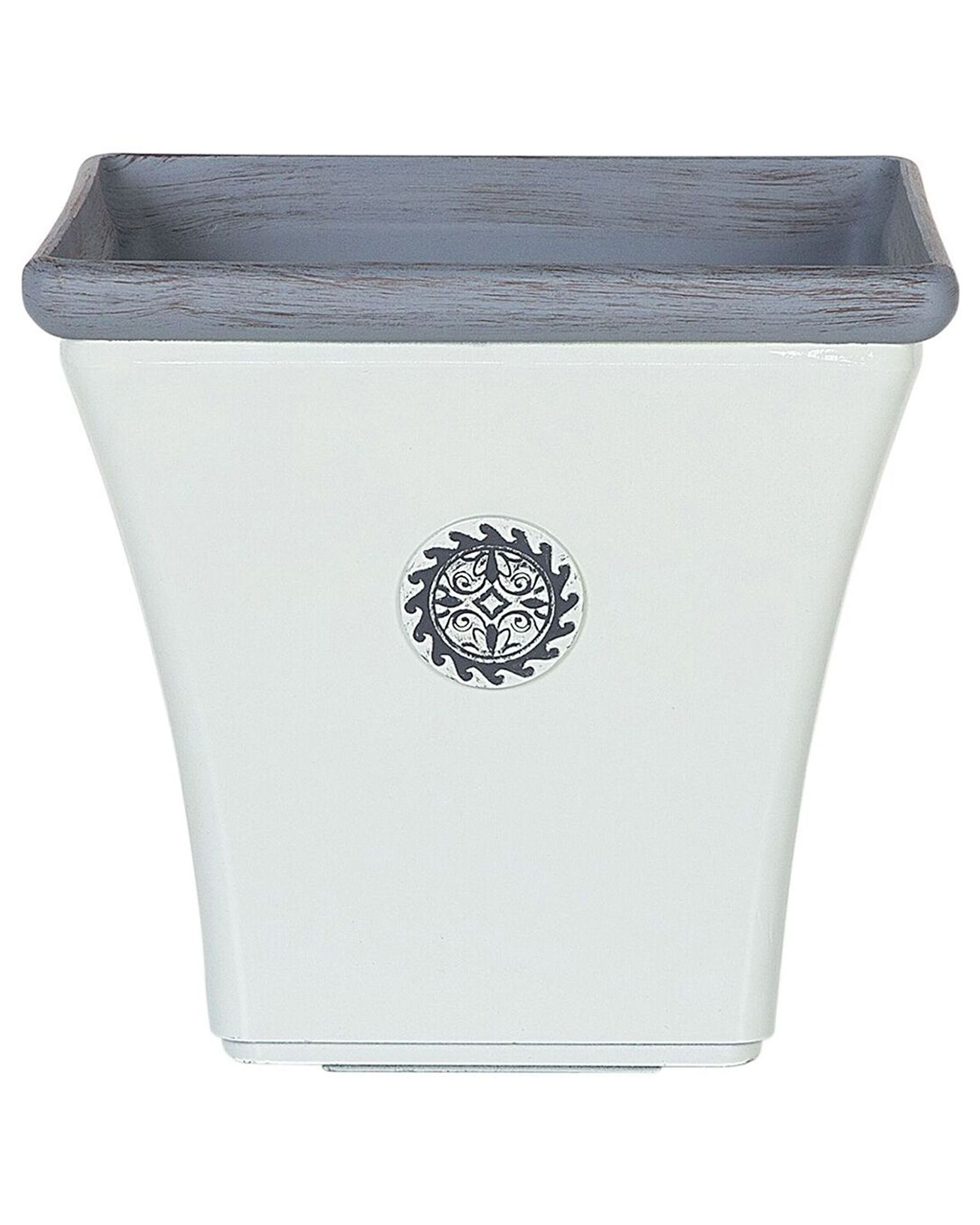 Cache-pot blanc 32 x 32 x 31 cm