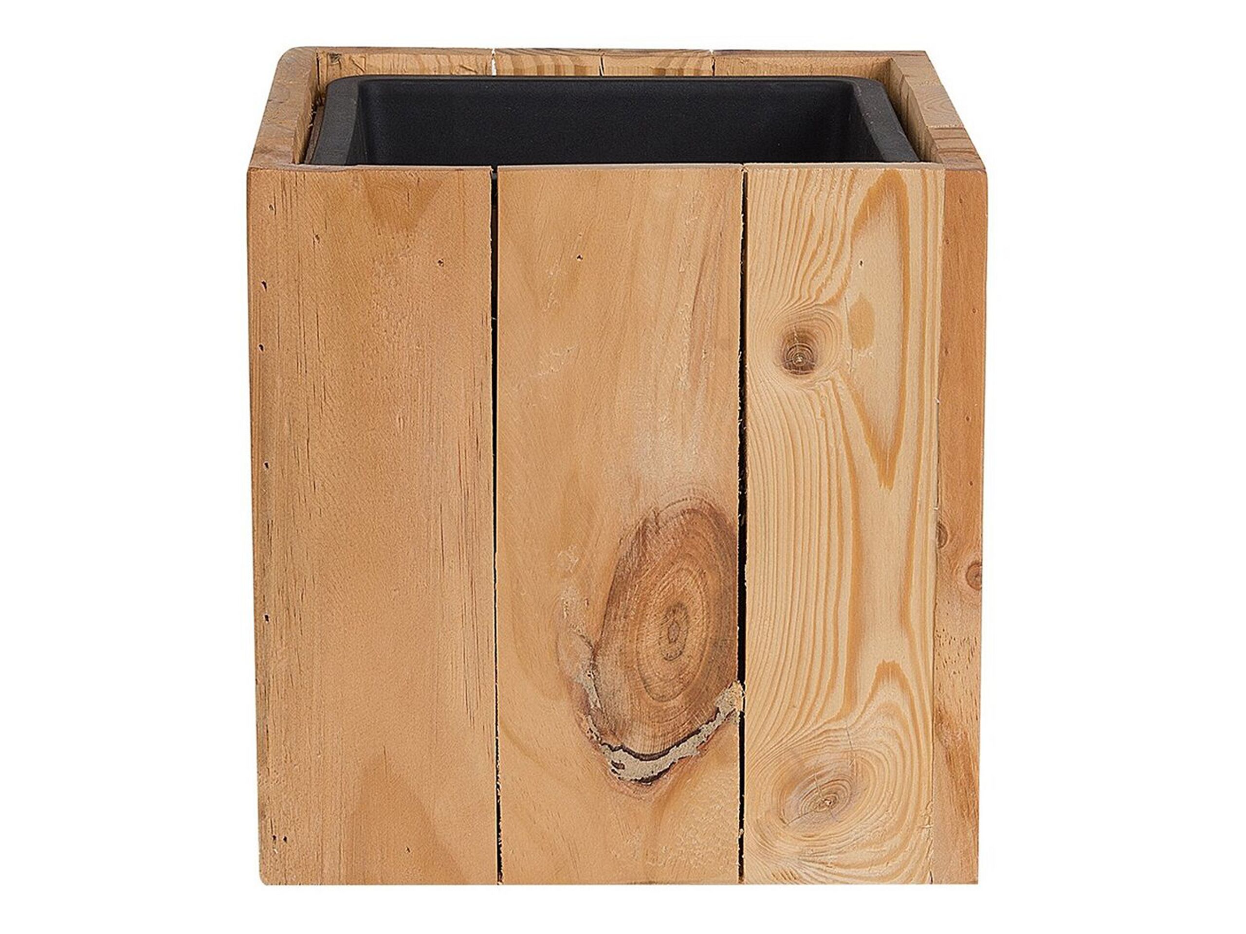 Cache-pot en bois 24 x 24 x 24 cm