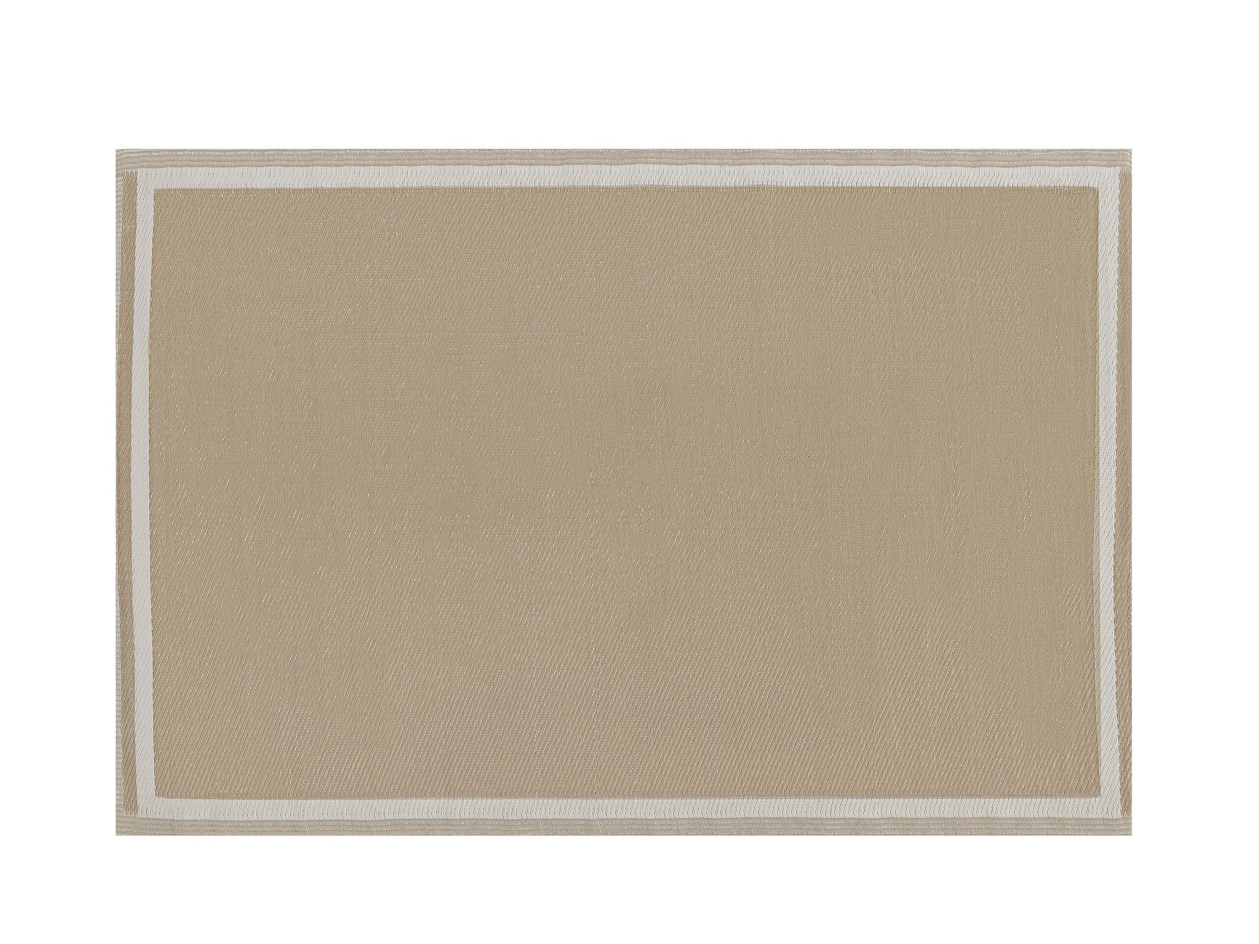 Tapis extérieur beige 120 x 180 cm