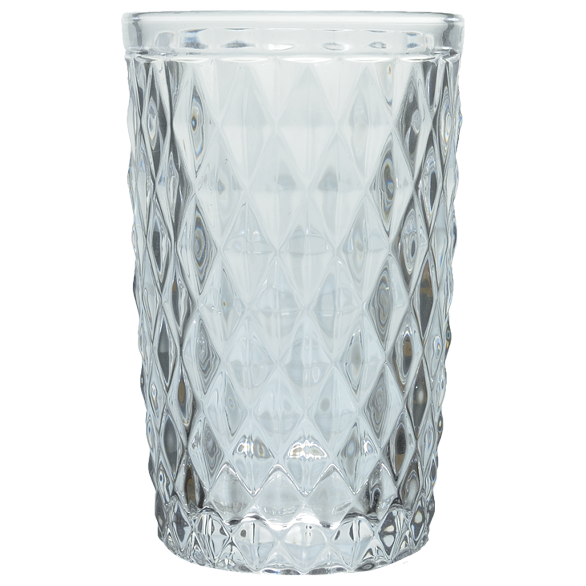 Chope en verre pressé 34 cl - Lot de 6 Chope en verre pressé 34 cl - Lot de 6