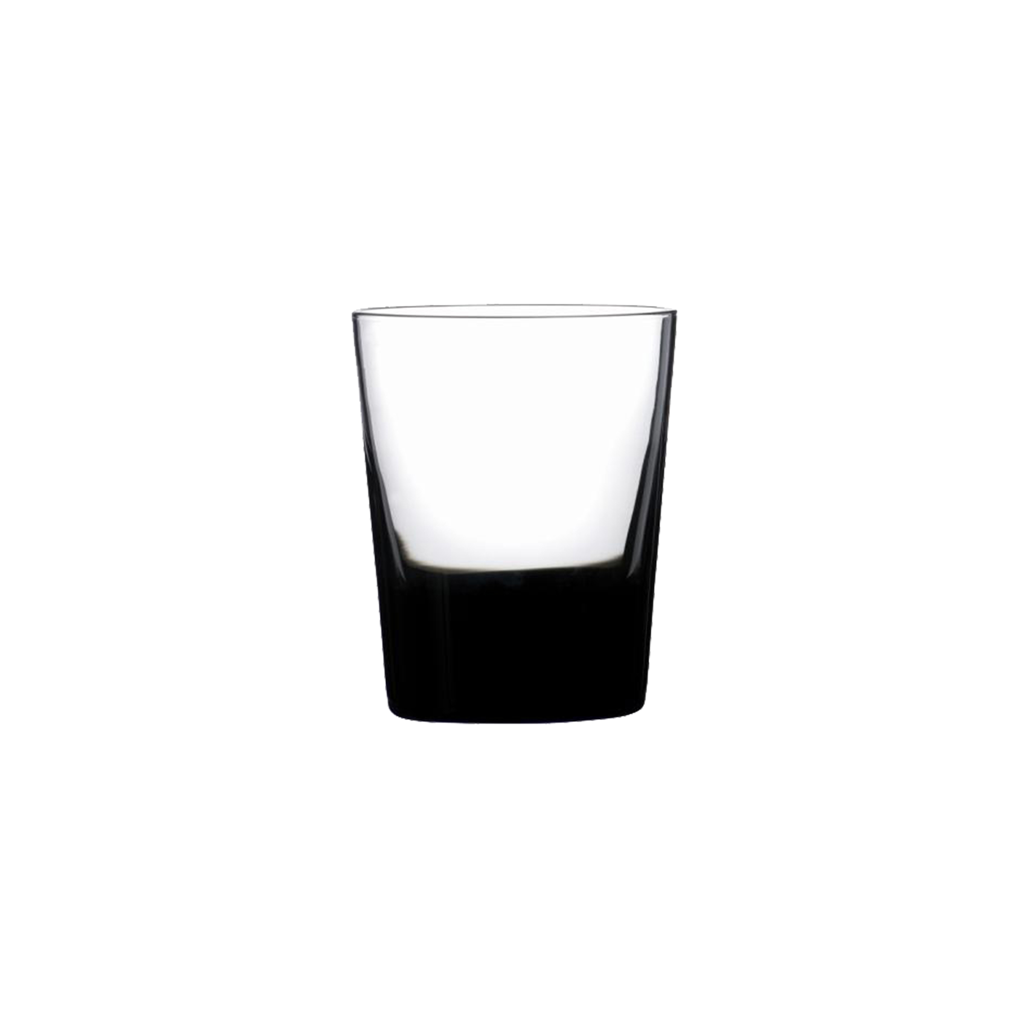 Gobelet en verre soufflé bouche noir 39 cl - Lot de 6