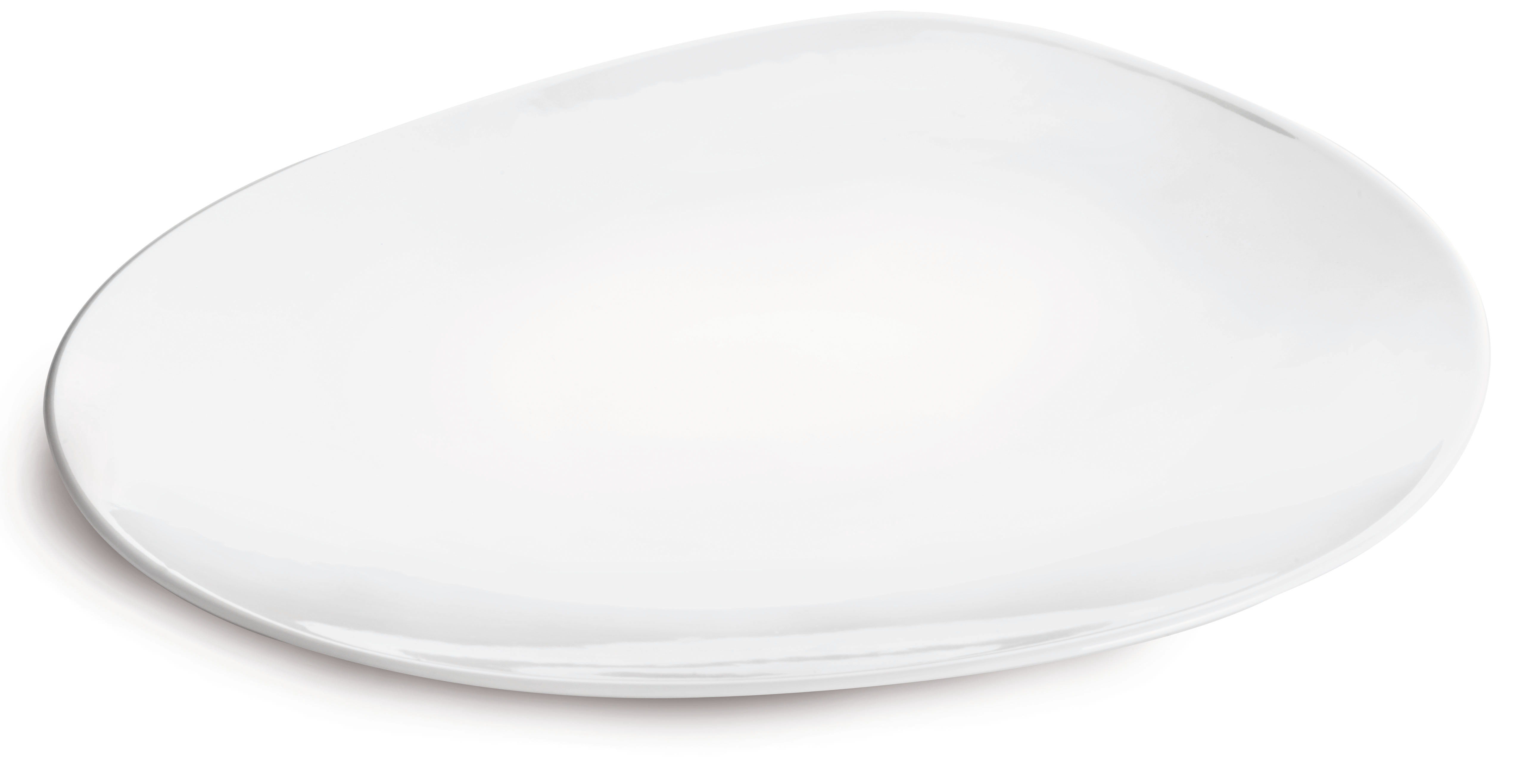Assiette hôtesse en porcelaine blanche blanc 31 cm - Lot de 6 (photo) Assiette hôtesse en porcelaine blanche blanc 31 cm - Lot de 6