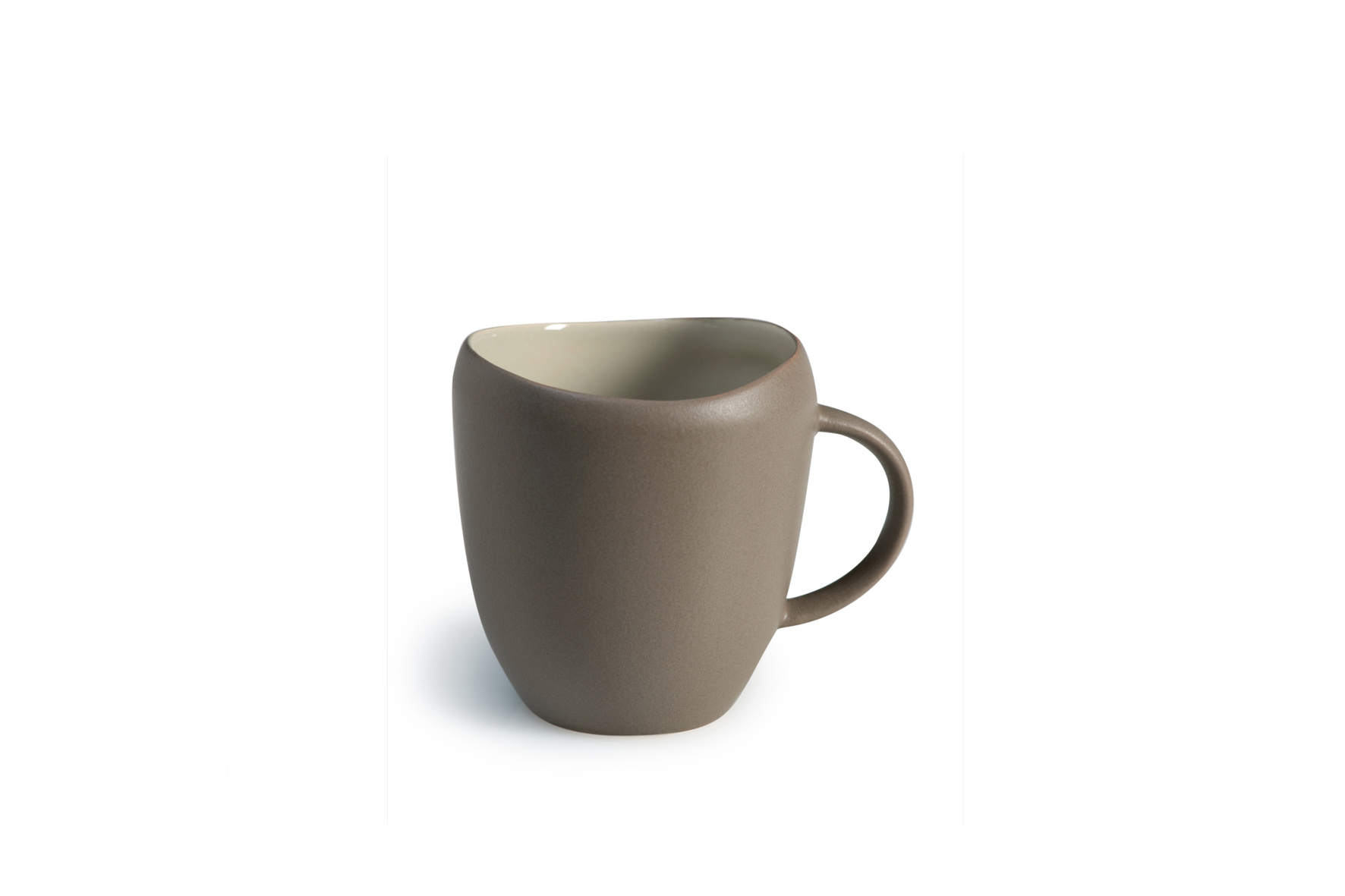 Tasse café en grès de table marron 12 cl - Lot de 6 Tasse café en grès de table marron 12 cl - Lot de 6