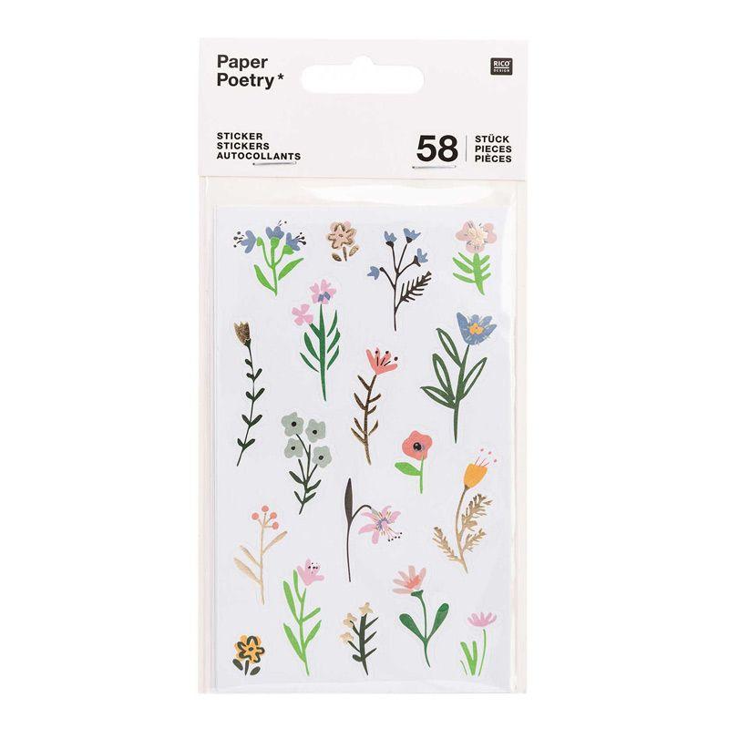 58 stickers millefleurs 58 stickers millefleurs