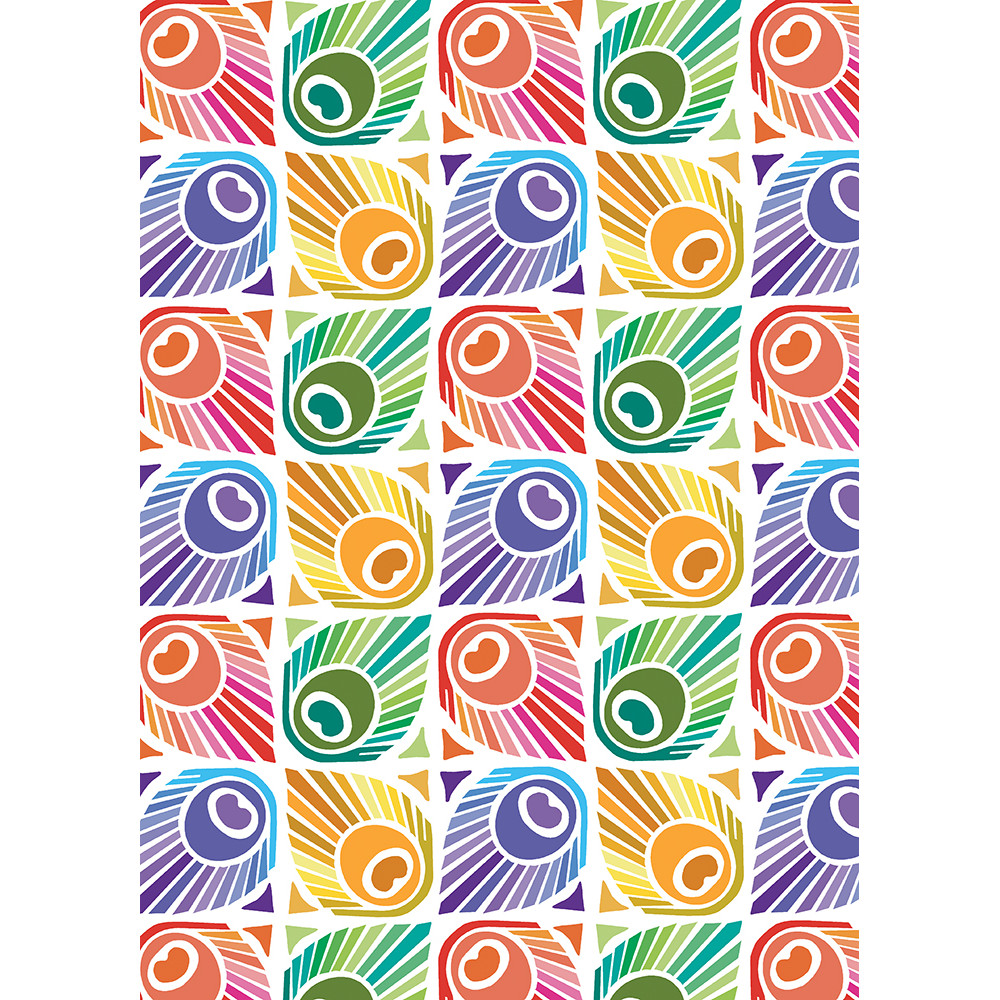 Torchon multicolore 50x70