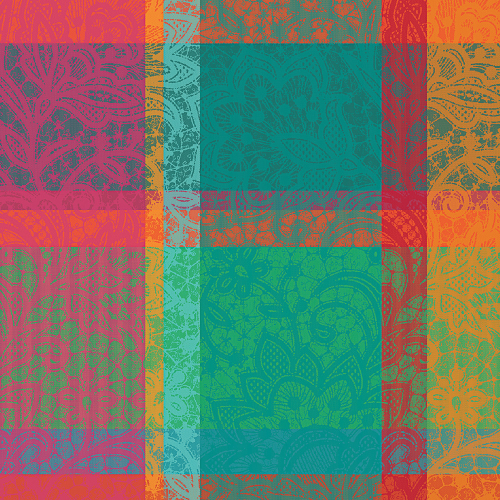 Serviette multicolore 55x55 Serviette multicolore 55x55