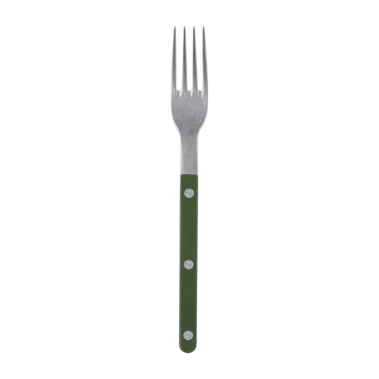 Fourchette de table vert (photo) Fourchette de table vert