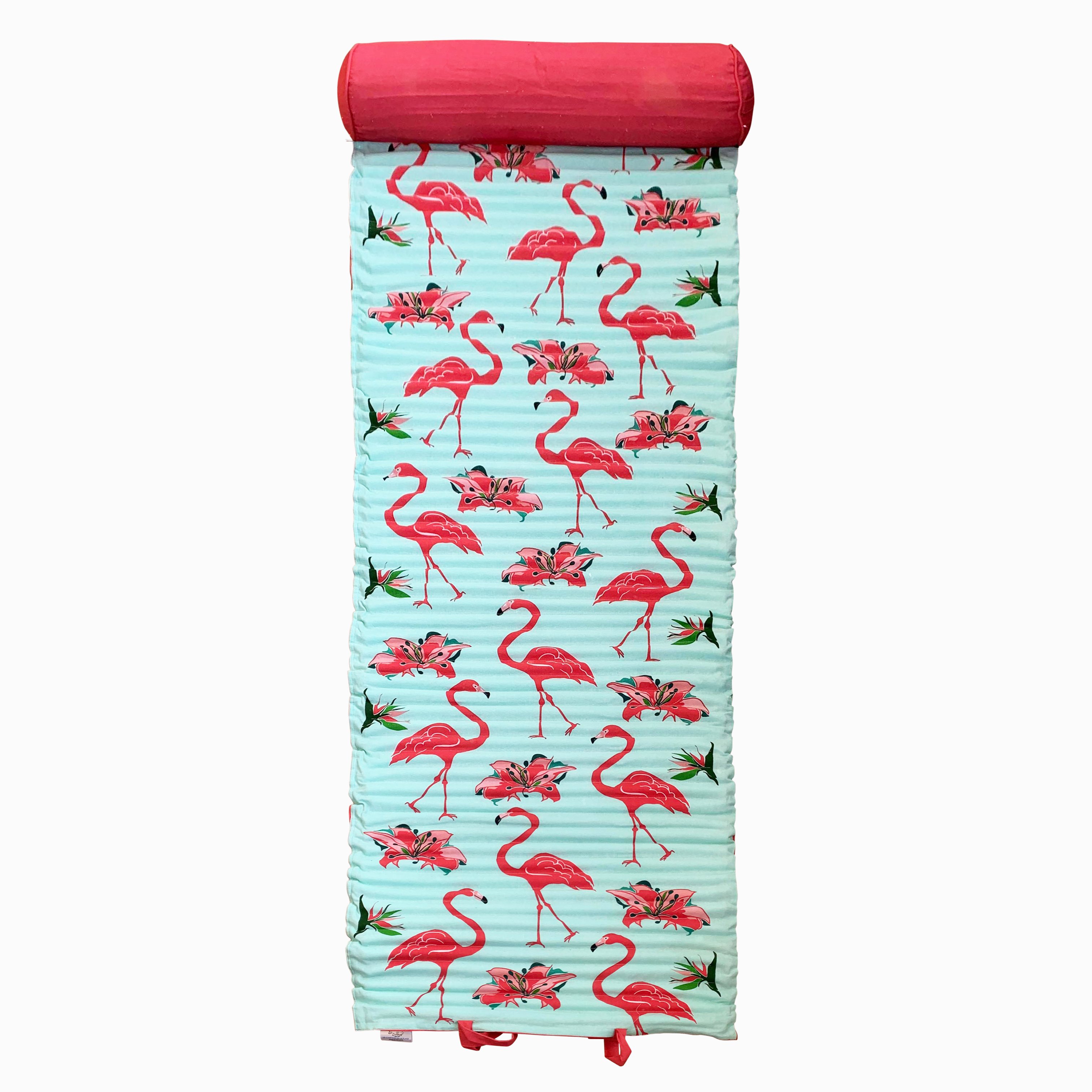 Matelas de plage pour bain de soleil bleu flamingo bay 60 x 180 Matelas de plage pour bain de soleil bleu flamingo bay 60 x 180