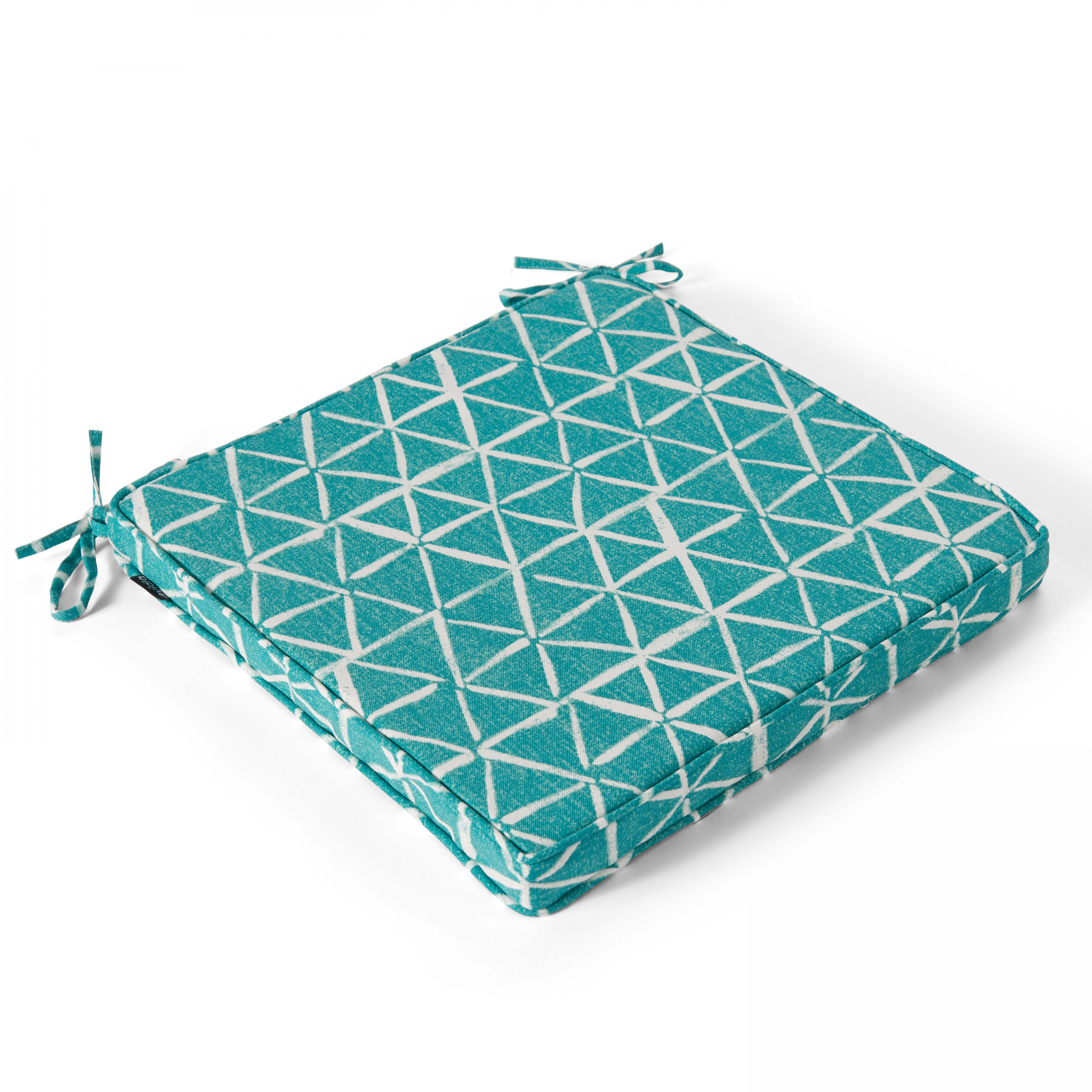 Coussin d'assise en polyester vert (photo) Coussin d'assise en polyester vert