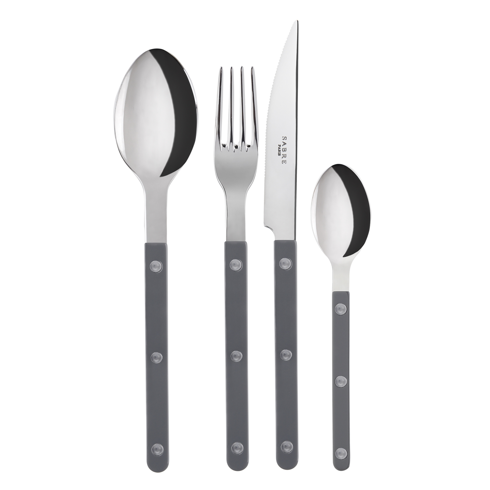 Set 4 couverts bistrot anthracite Set 4 couverts bistrot anthracite