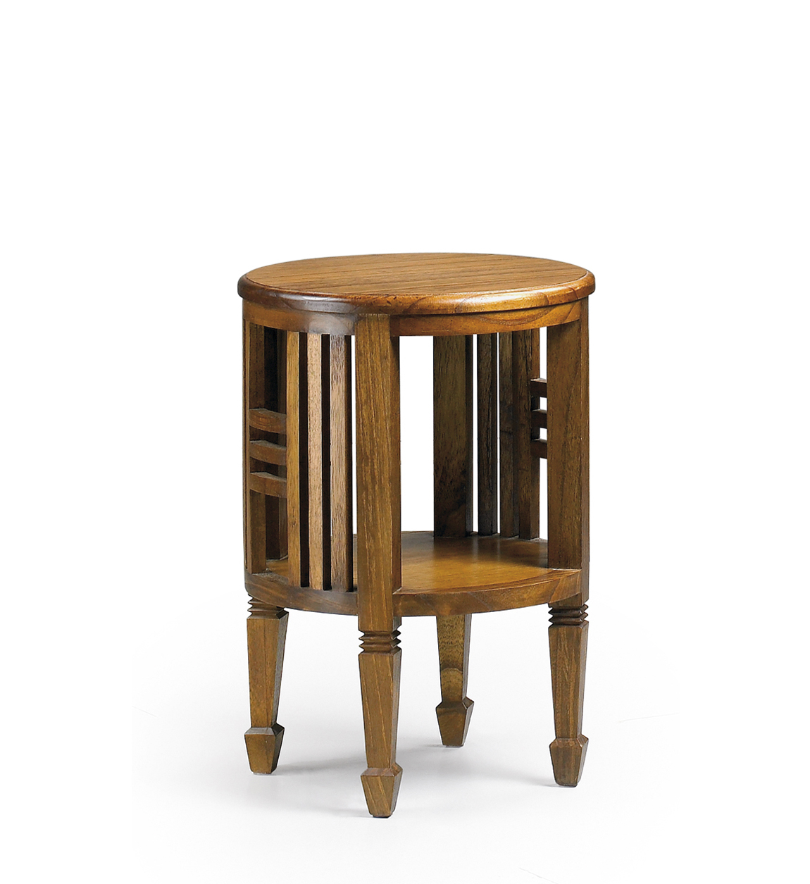 Table porte liquieurs en bois marron Ø 45 cm