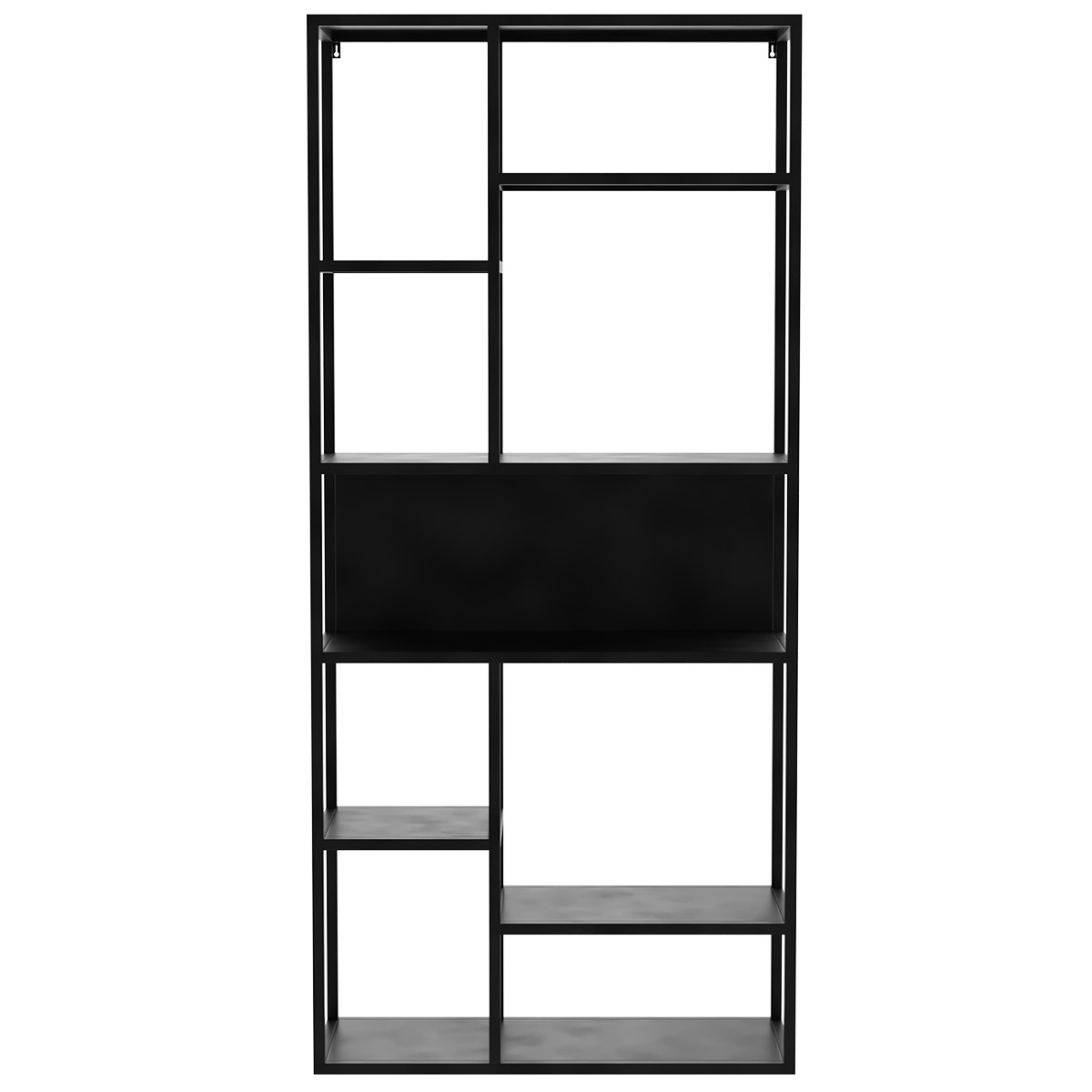 Etagère en métal noir (photo) Etagère en métal noir