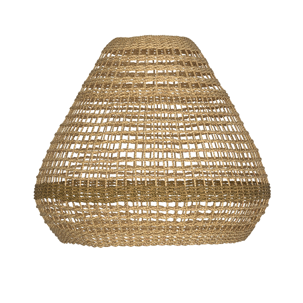 Abat-jour en feuille de palmier et posidonie Abat-jour en feuille de palmier et posidonie