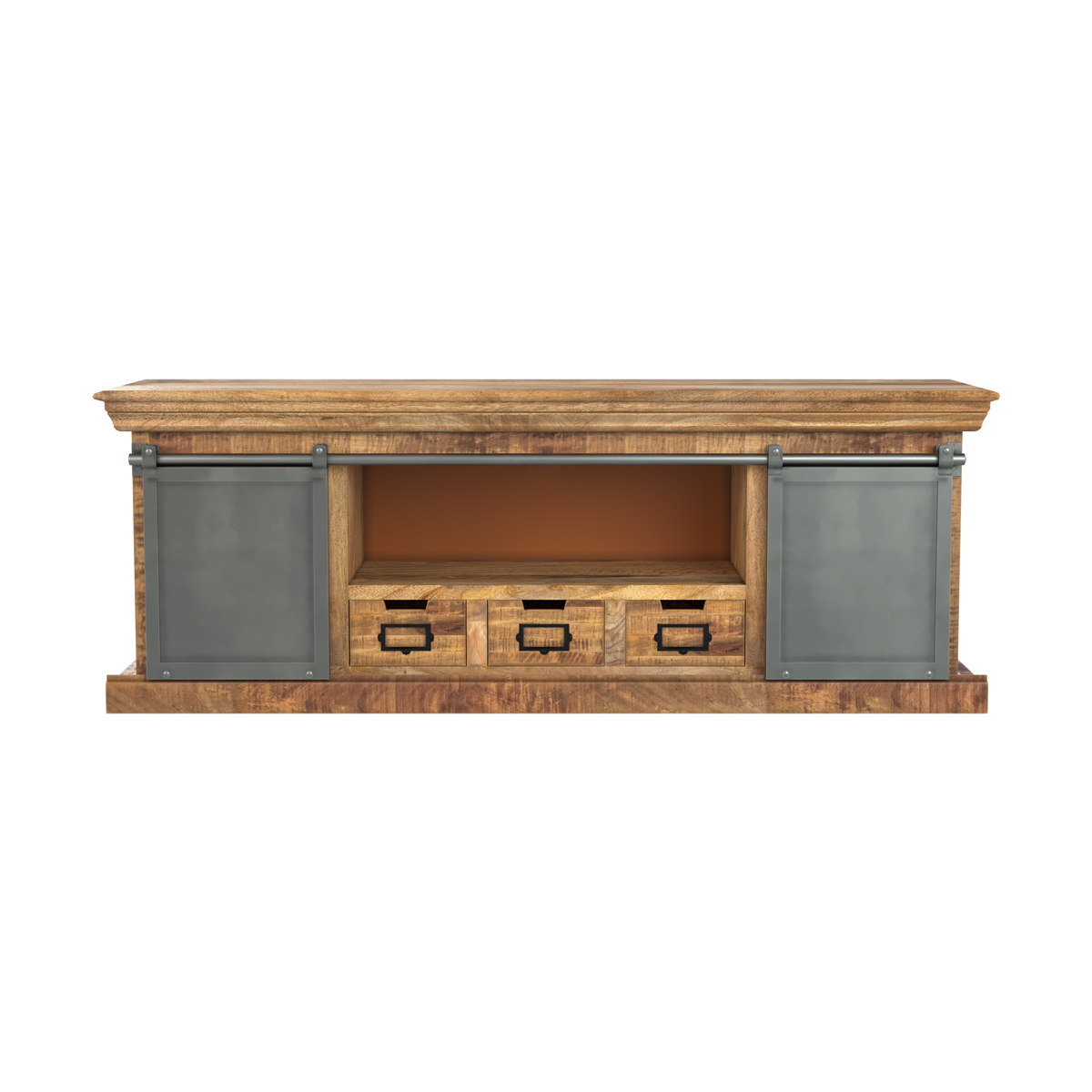 Meuble TV en bois de manguier massif 150 cm Meuble TV en bois de manguier massif 150 cm