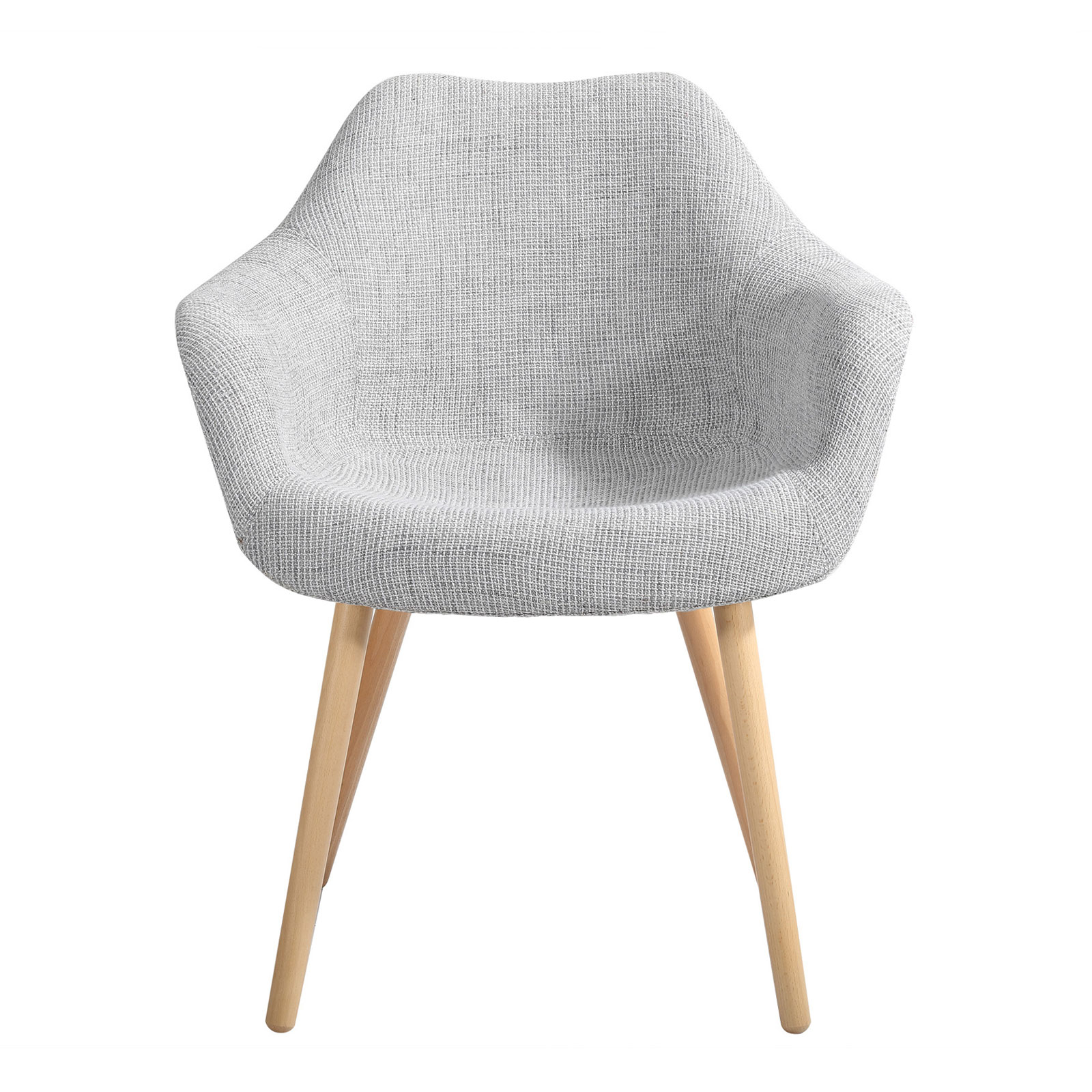 Chaise en tissu gris Chaise en tissu gris