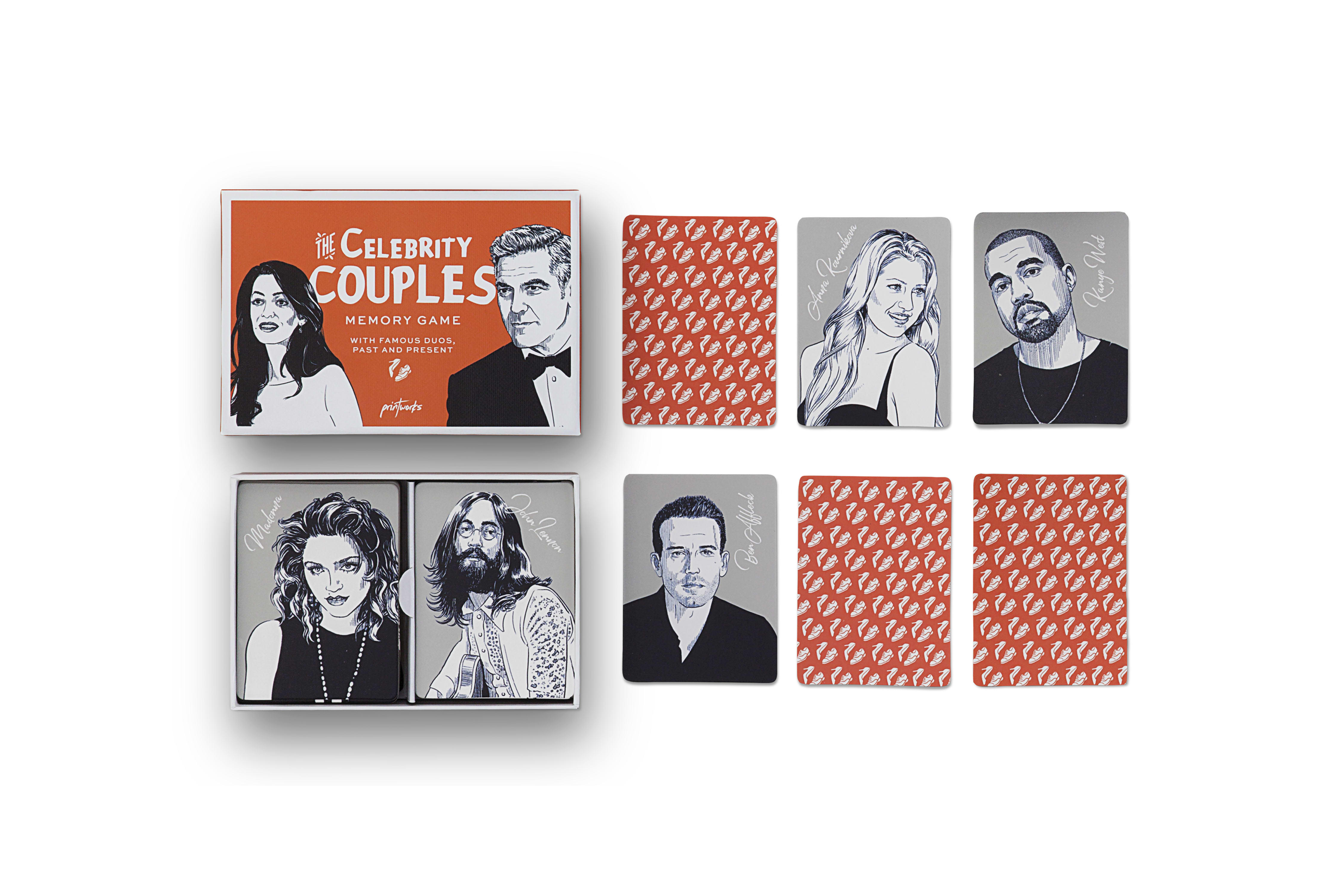 Jeu de mémoire Celebrity Couples (photo) Jeu de mémoire Celebrity Couples