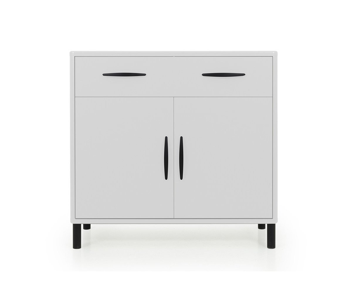Buffet design 100cm en bois Blanc
