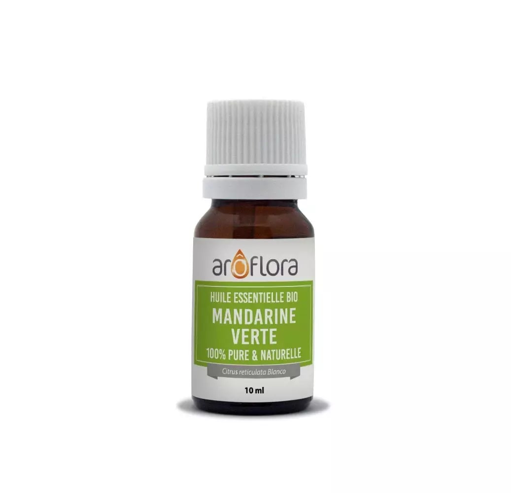 Huile essentielle bio de Mandarine verte 100% pure et naturelle 10ml (photo) Huile essentielle bio de Mandarine verte 100% pure et naturelle 10ml