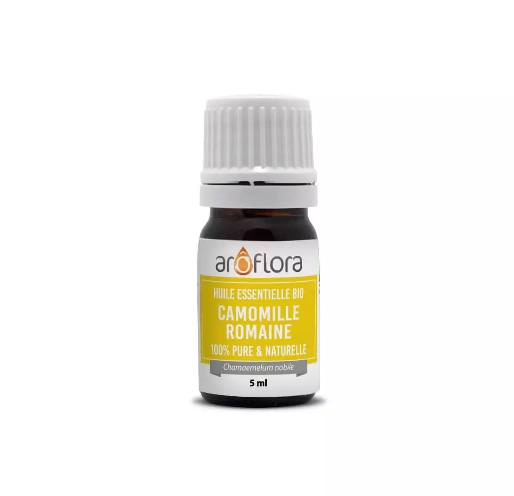 Huile essentielle bio de Camomille romaine 100% pure et naturelle 5ml (photo) Huile essentielle bio de Camomille romaine 100% pure et naturelle 5ml