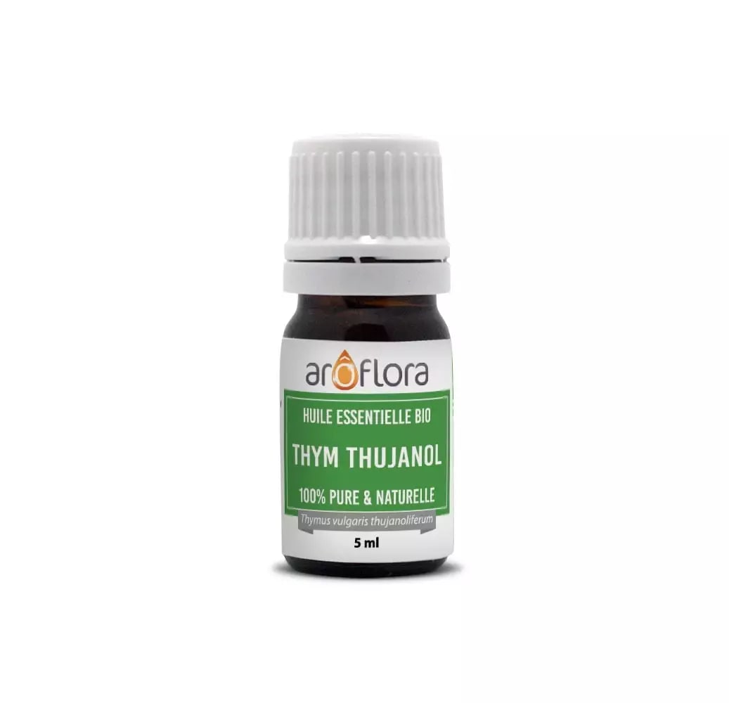 Huile essentielle bio de Thym thujanol 100% pure et naturelle 5ml (photo) Huile essentielle bio de Thym thujanol 100% pure et naturelle 5ml