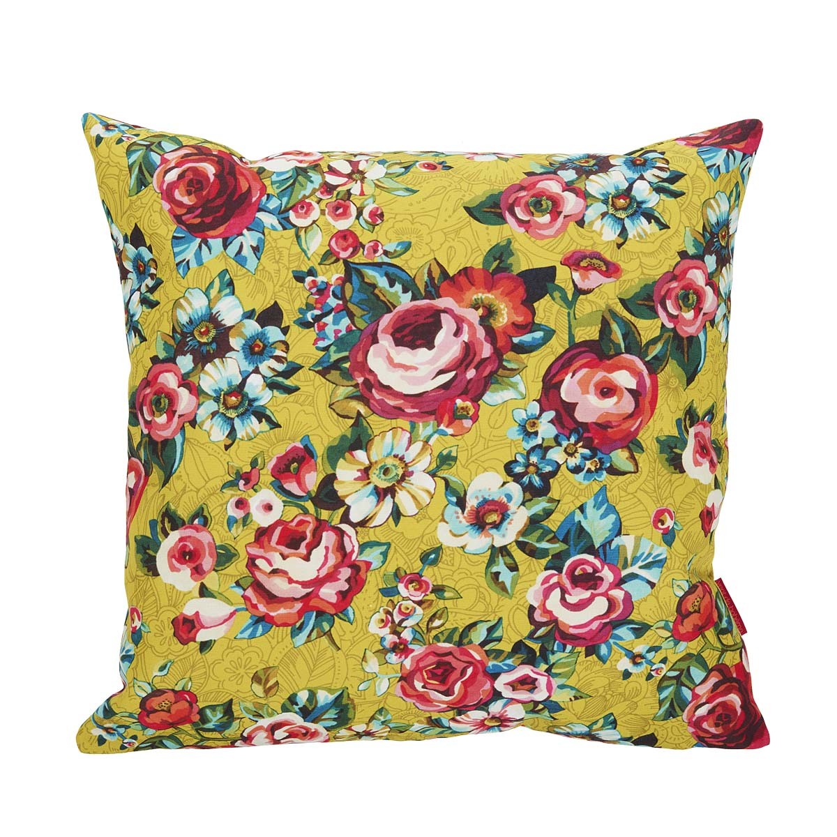 Housse de coussin extérieur DEVI jaune 45x45 Housse de coussin extérieur DEVI jaune 45x45