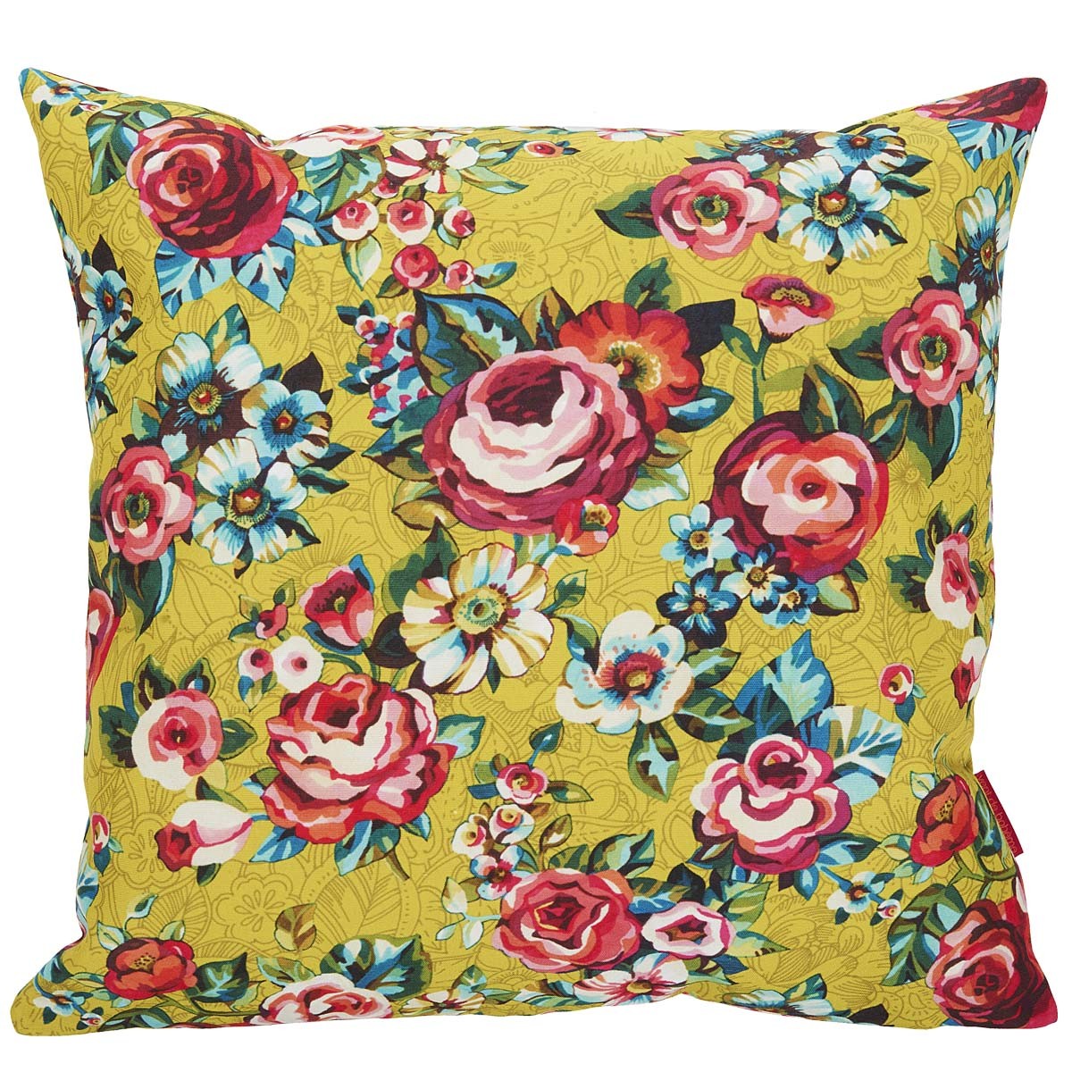 Housse de coussin extérieur DEVI jaune 60x60 Housse de coussin extérieur DEVI jaune 60x60