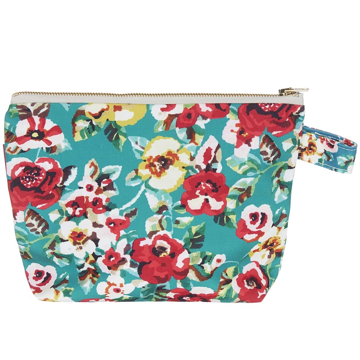 Pochette en toile outdoor imprimé fleuri vert Pochette en toile outdoor imprimé fleuri vert