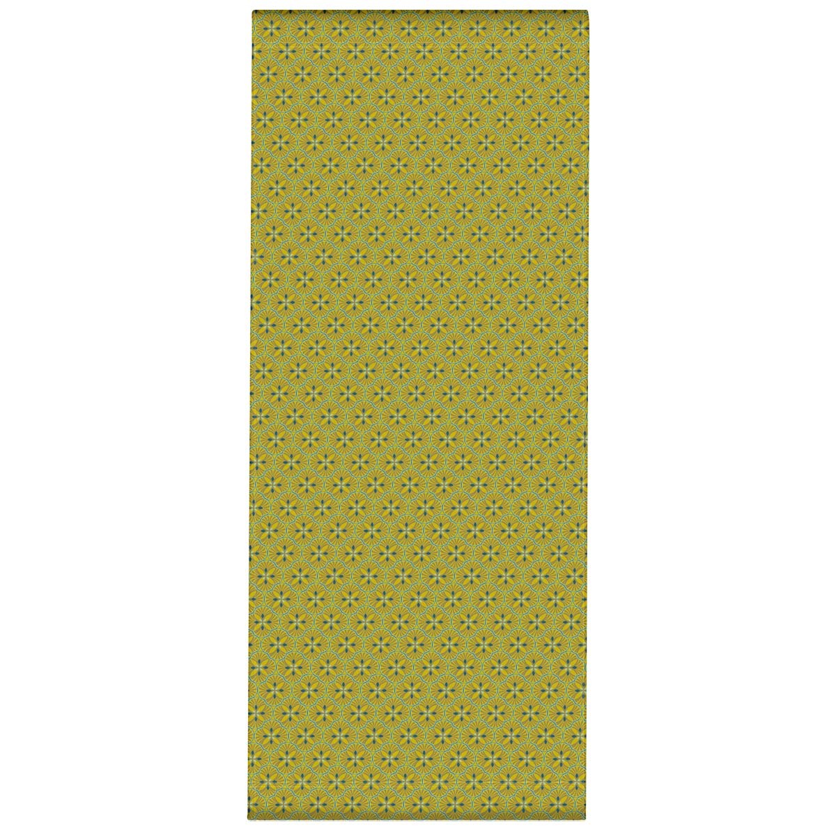 Toile amovible pour chaise longue imprimé graphique jaune