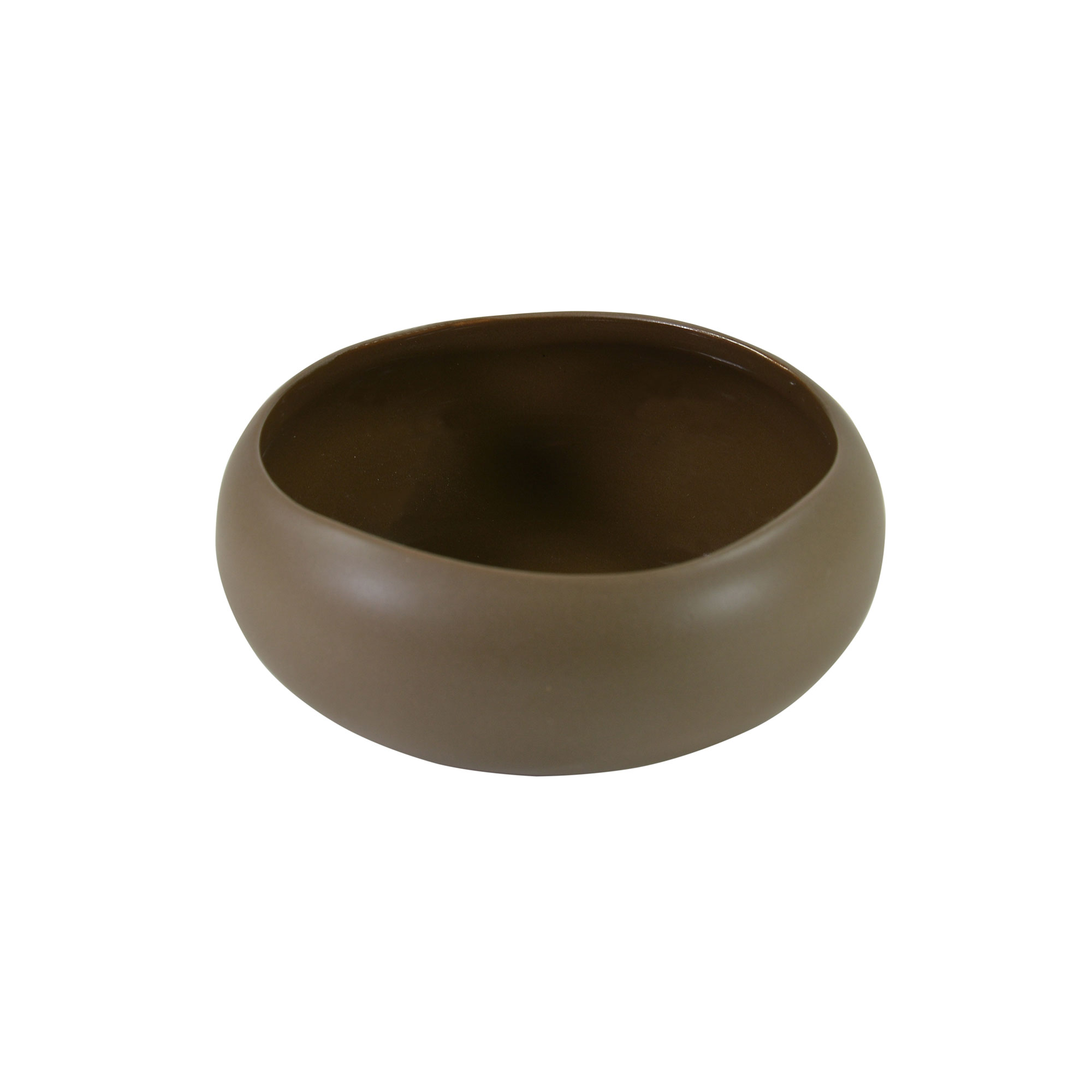 Coupelle en grès de table brun 12 cm - Lot de 6 Coupelle en grès de table brun 12 cm - Lot de 6