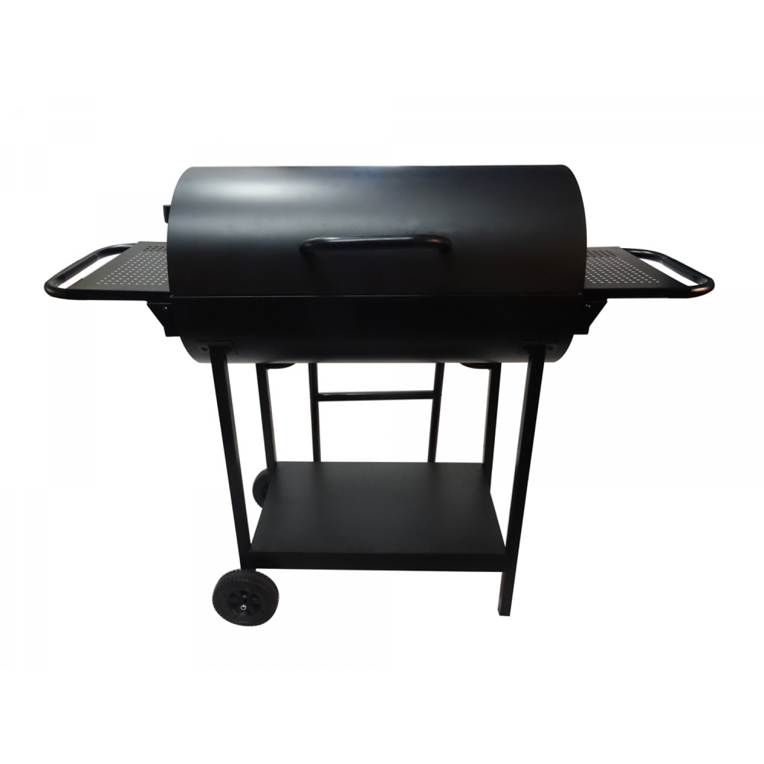 Barbecue double foyer au charbon de bois 69,5 x 37 cm Barbecue double foyer au charbon de bois 69,5 x 37 cm