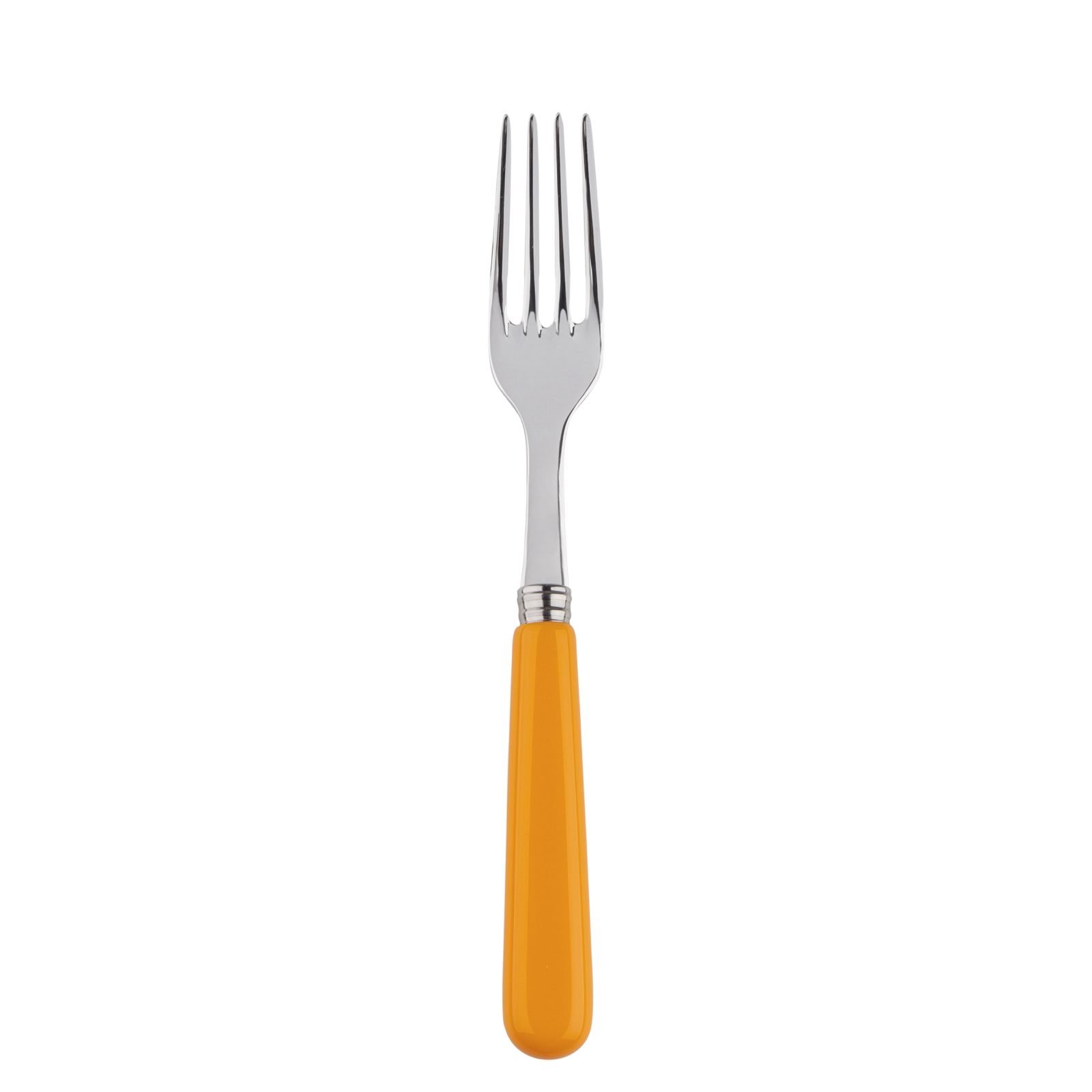 Fourchette de table jaune Fourchette de table jaune