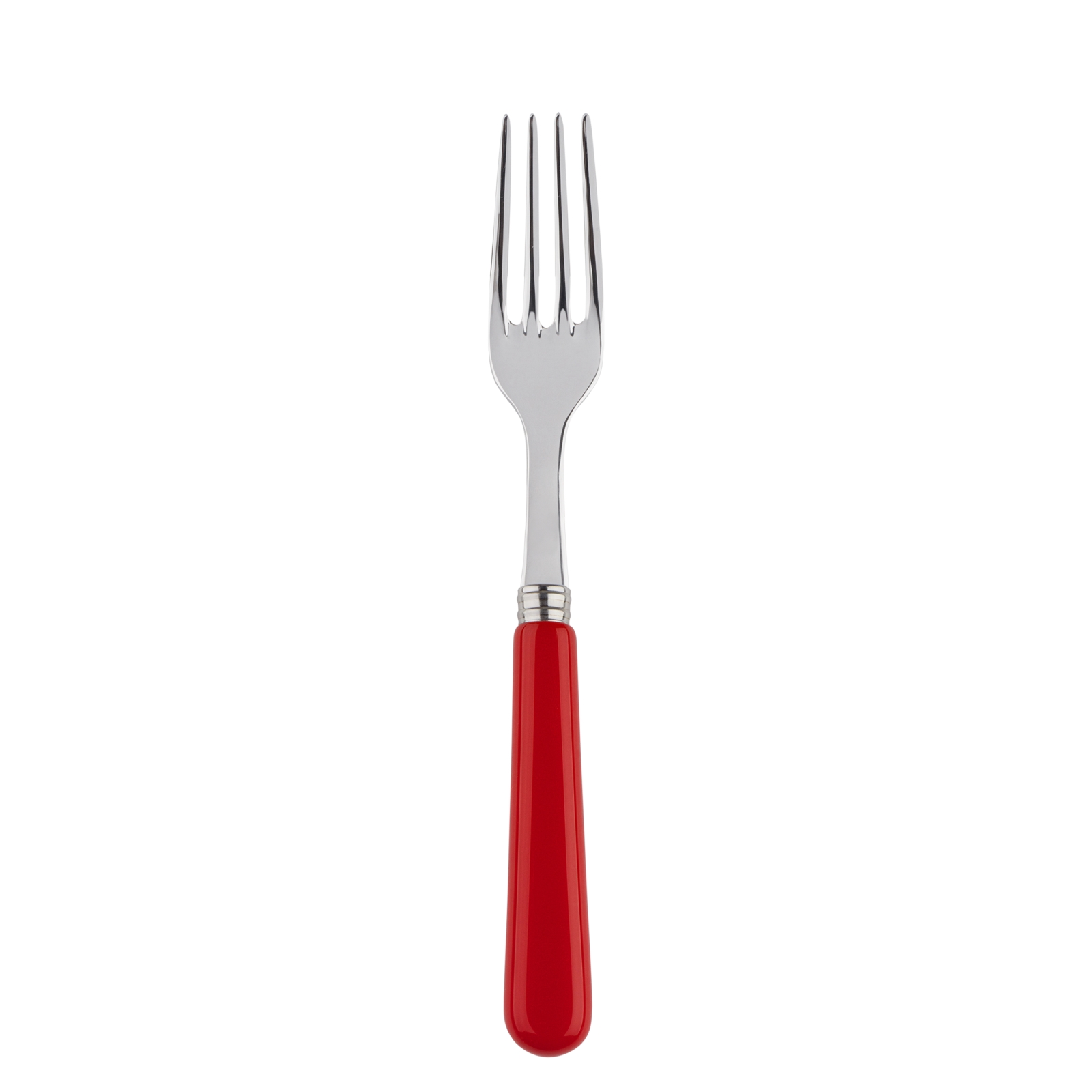 Fourchette de table rouge (photo) Fourchette de table rouge